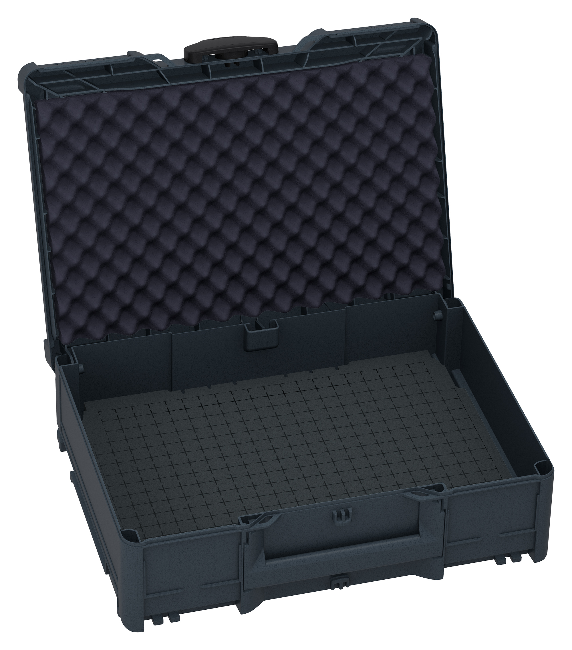 Kleur frame: Antraciet (RAL 7016) - Kleur handgreep: Antraciet (RAL 7016) - Kleur bevestigingsmiddel: Zwart (RAL 9004)