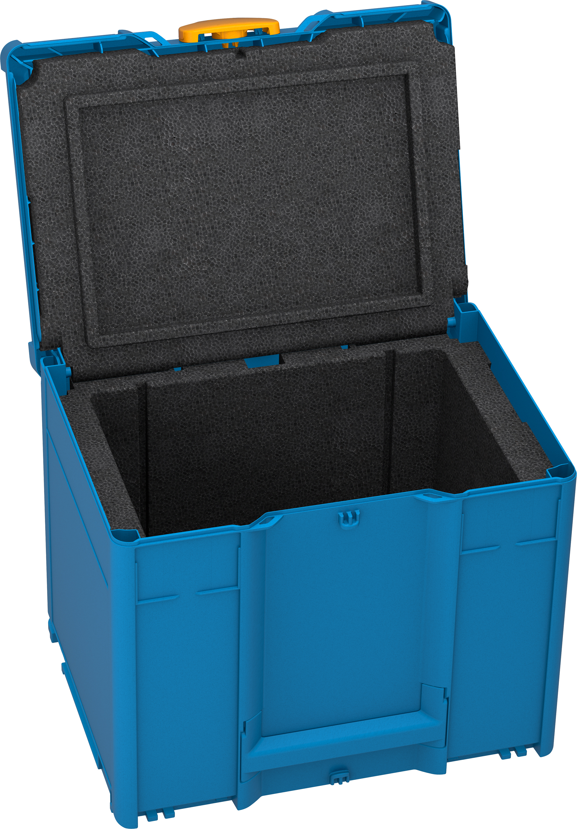 Korpus Farbe: Himmelblau (RAL 5015) - Griff Farbe: Himmelblau (RAL 5015) - Verschluss Farbe:  Narzissengelb (RAL 1007)