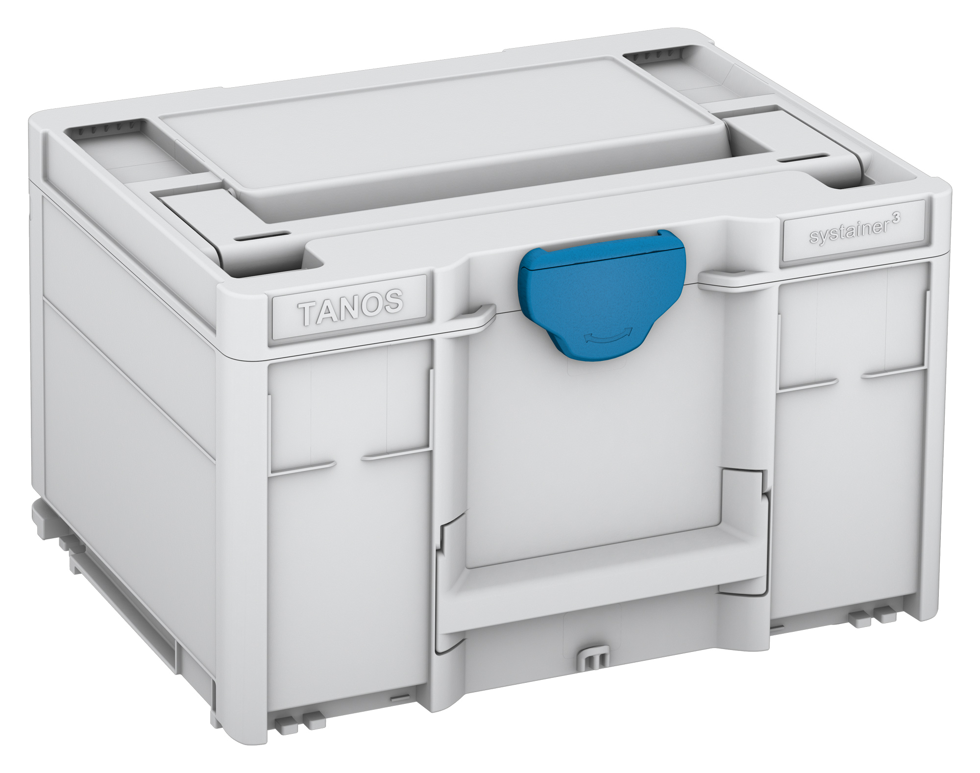 Korpus Farbe: Lichtgrau (RAL 7035) - Griff Farbe: Lichtgrau (RAL 7035) - Verschluss Farbe: Himmelblau (RAL 5015)