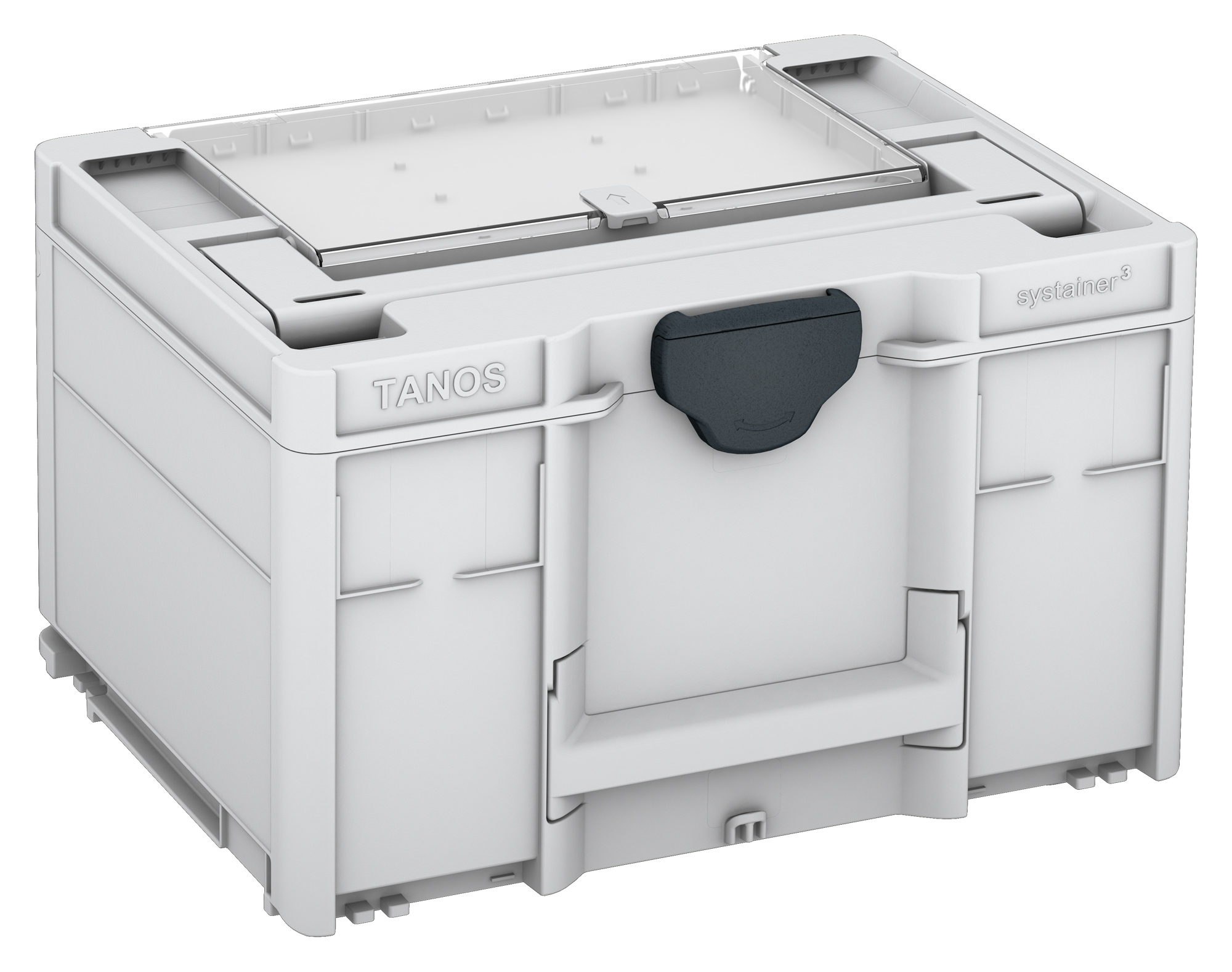 Corps Couleur: gris clair (RAL 7035) - Couleur de la poignée: gris clair (RAL 7035) - Couleur de la fermeture: anthracite (RAL 7016)