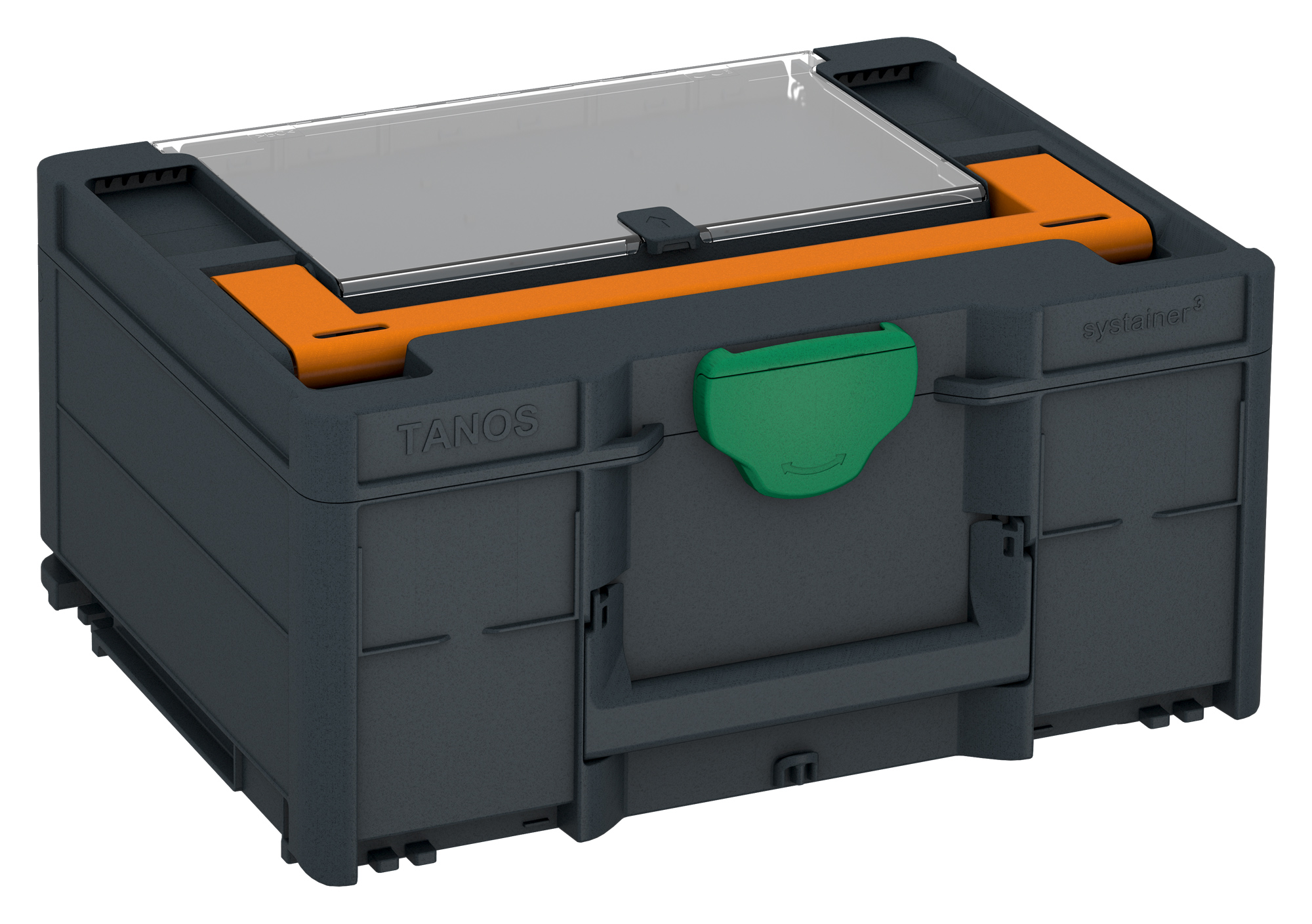 Corps Couleur: anthracite (RAL 7016) - Couleur de la poignée: orange foncé (RAL 2011) - Couleur de la fermeture: vert signal (HKS 54 K)