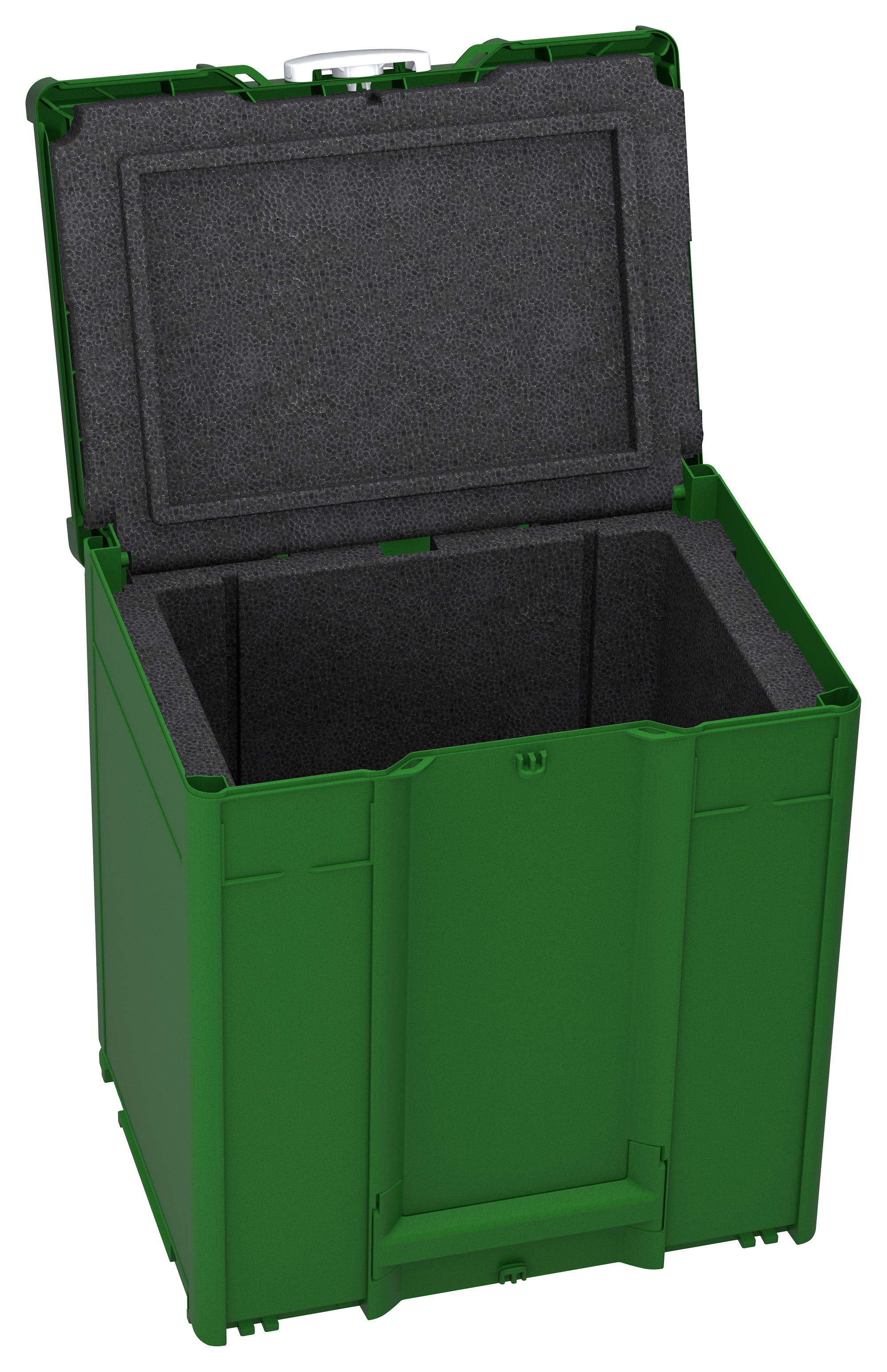 Kleur frame: Smaragdgroen (RAL 6001) - Kleur handgreep: Smaragdgroen (RAL 6001) - Kleur bevestigingsmiddel: Lichtgrijs (RAL 7035)