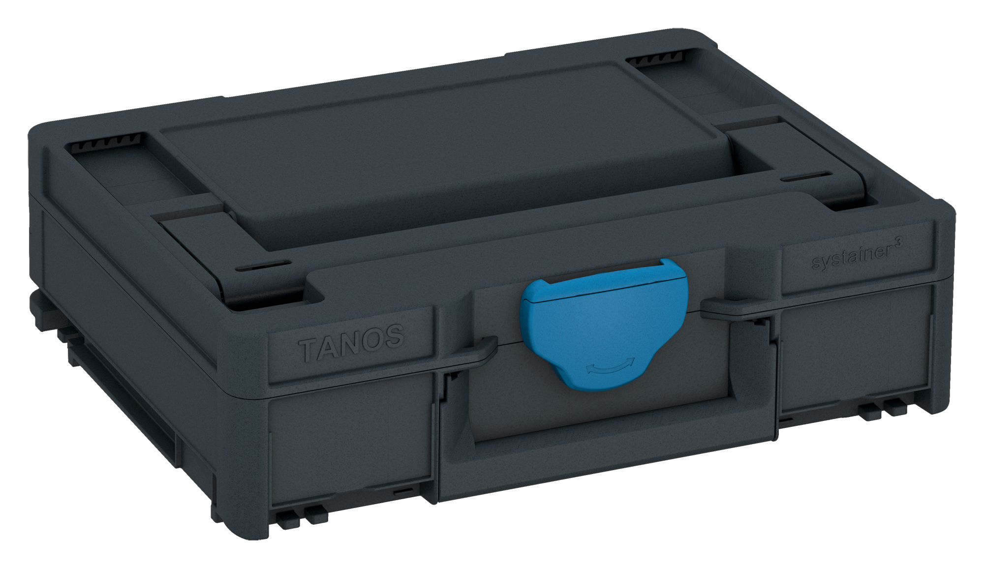 Corps Couleur: anthracite (RAL 7016) - Couleur de la poignée: anthracite (RAL 7016) - Couleur de la fermeture: bleu ciel (RAL 5015)