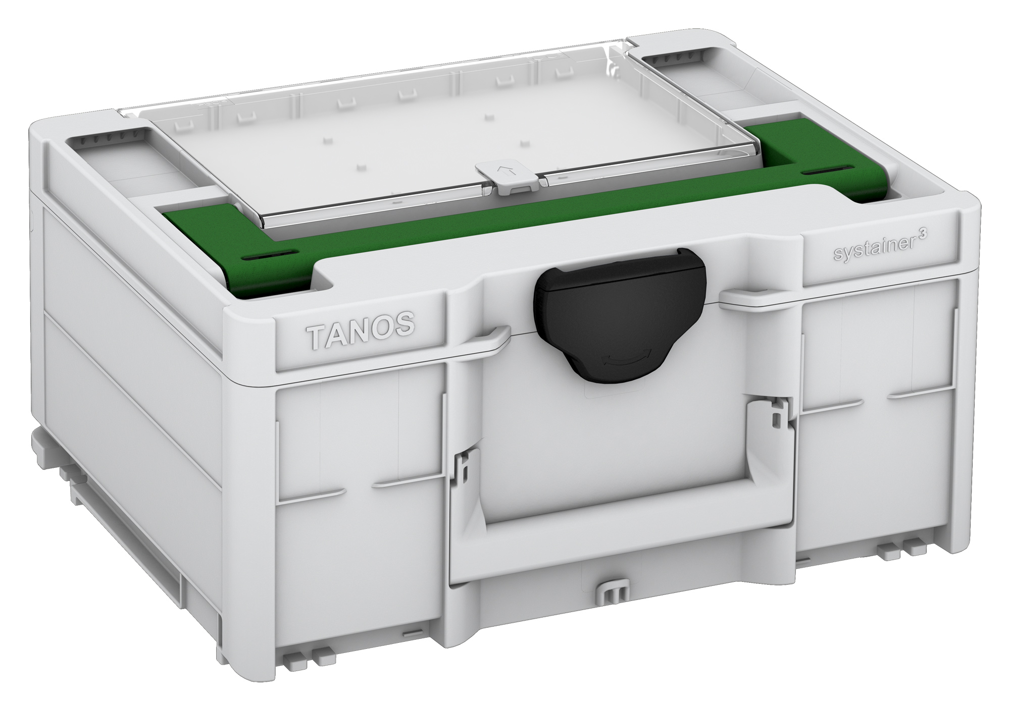 Korpus Farbe: Lichtgrau (RAL 7035) - Griff Farbe: Smaragdgrün (RAL 6001) - Verschluss Farbe: Schwarz (RAL 9004)