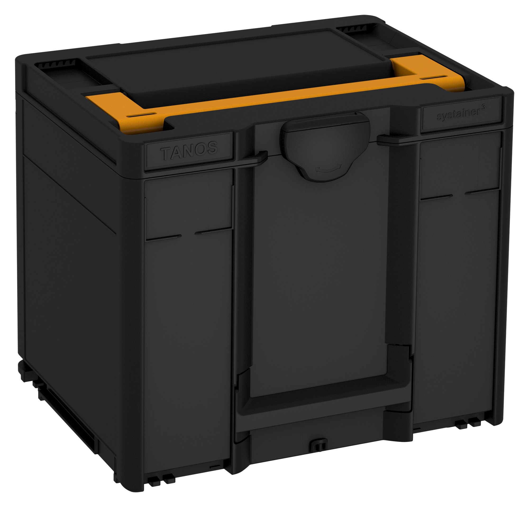 Corps Couleur: noir (RAL 9004) - Couleur de la poignée: jaune narcisse (RAL 1007) - Couleur de la fermeture: noir (RAL 9004)