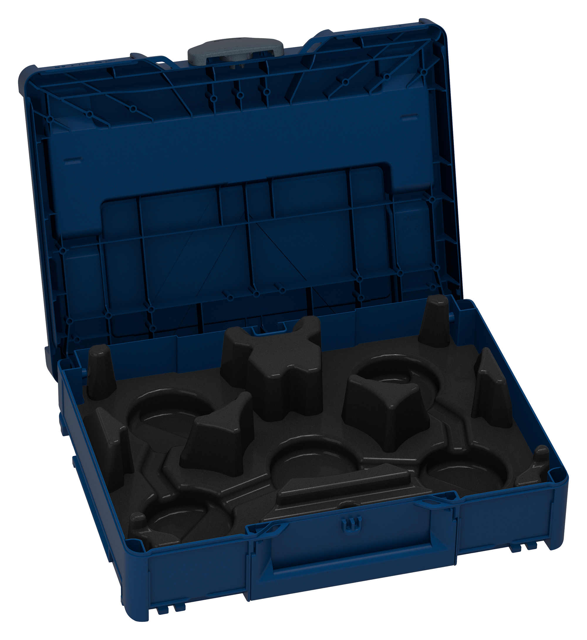 Corps Couleur: bleu saphir (RAL 5003) - Couleur de la poignée: bleu saphir (RAL 5003) - Couleur de la fermeture: anthracite (RAL 7016)