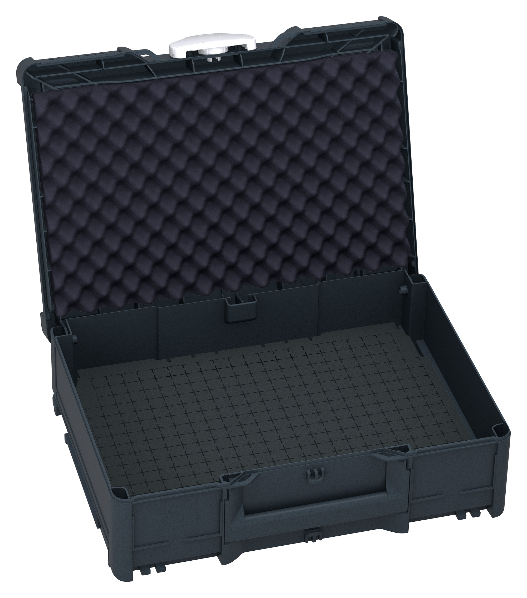 Kleur frame: Antraciet (RAL 7016) - Kleur handgreep: Antraciet (RAL 7016) - Kleur bevestigingsmiddel: Lichtgrijs (RAL 7035)