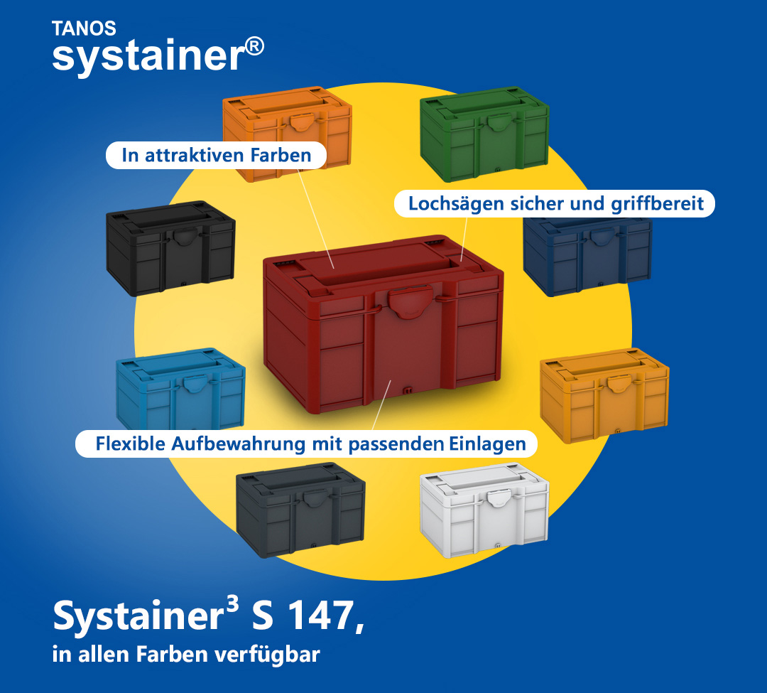 Systainer³ S 147, in allen Farben verfügbar