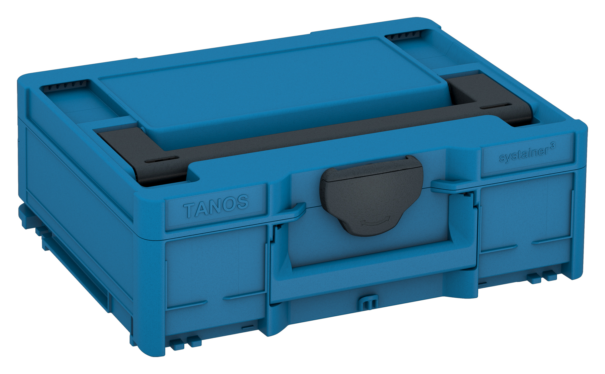 Corps Couleur: bleu ciel (RAL 5015) - Couleur de la poignée: anthracite (RAL 7016) - Couleur de la fermeture: anthracite (RAL 7016)