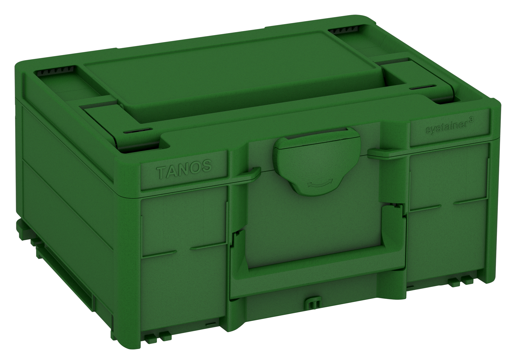 Systainer³ M 187 - Korpus Farbe: Smaragdgrün (RAL 6001) - Griff Farbe: Smaragdgrün (RAL 6001) - Verschluss Farbe: Smaragdgrün (RAL 6001)