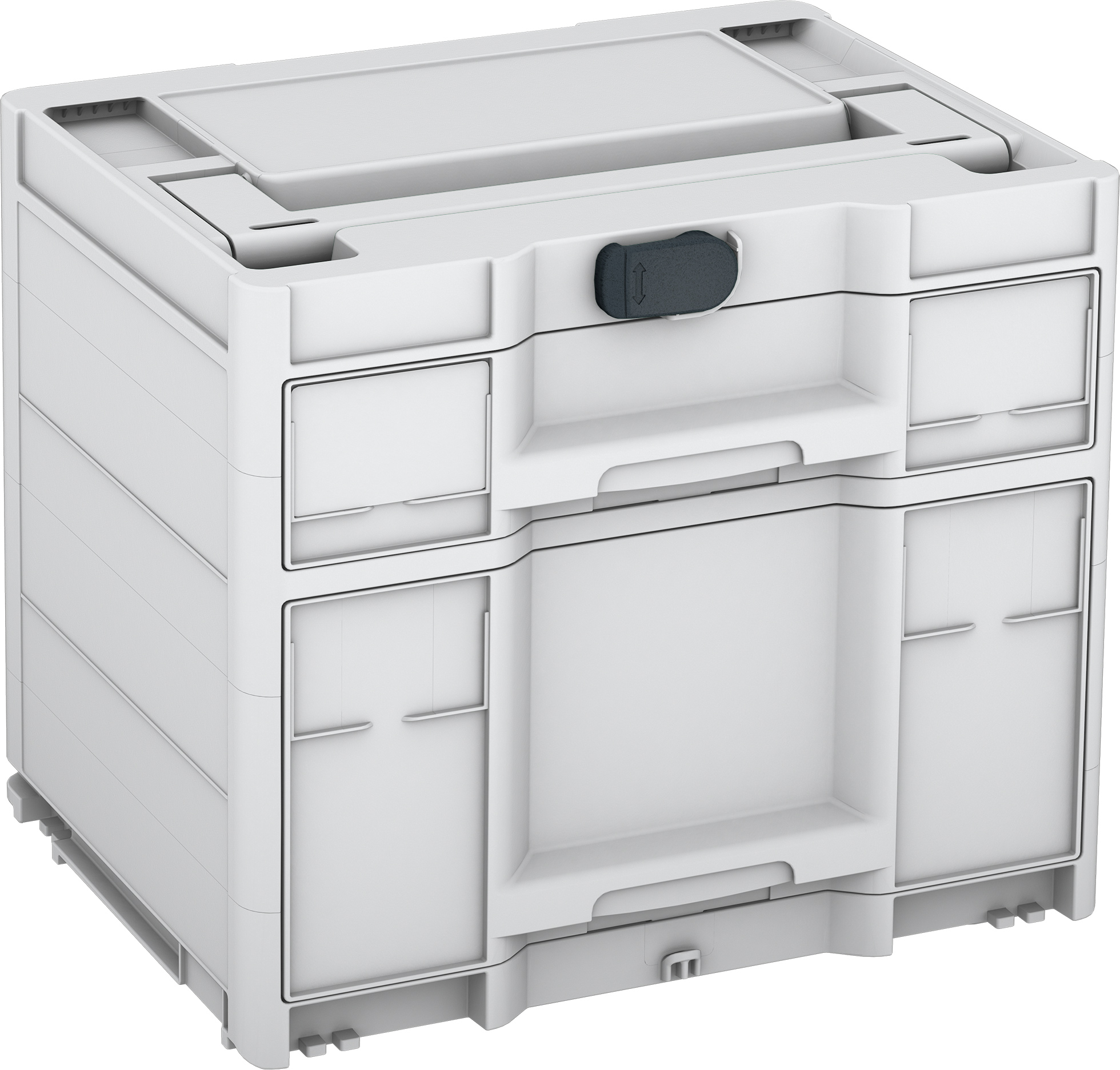 Korpus Farbe: Lichtgrau (RAL 7035) - Griff Farbe: Lichtgrau (RAL 7035) - Verschluss Farbe: Anthrazit (RAL 7016)