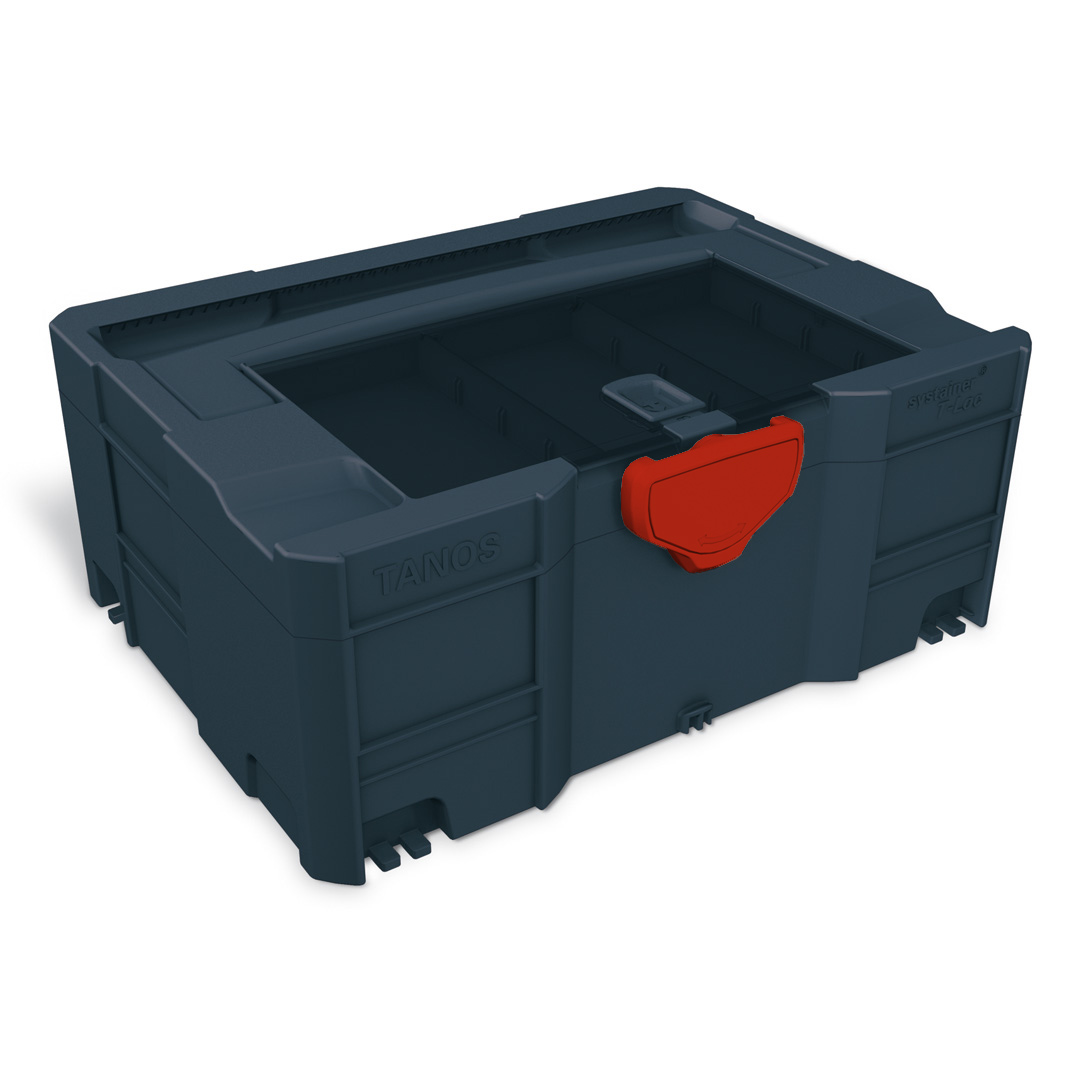 Korpus Farbe: Anthrazit (RAL 7016) - Verschluss Farbe: Karminrot (RAL 3002)