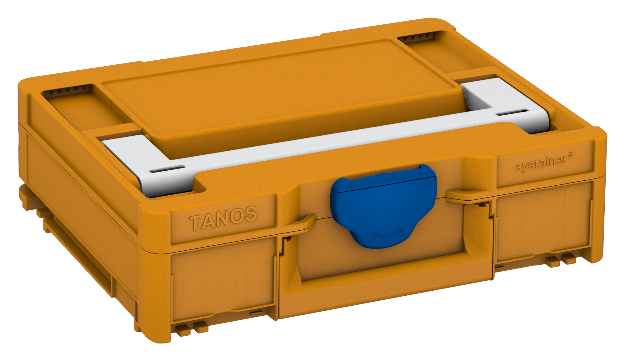 Corps Couleur: jaune narcisse (RAL 1007) - Couleur de la poignée: gris clair (RAL 7035) - Couleur de la fermeture: bleu signal (HKS 43 K)