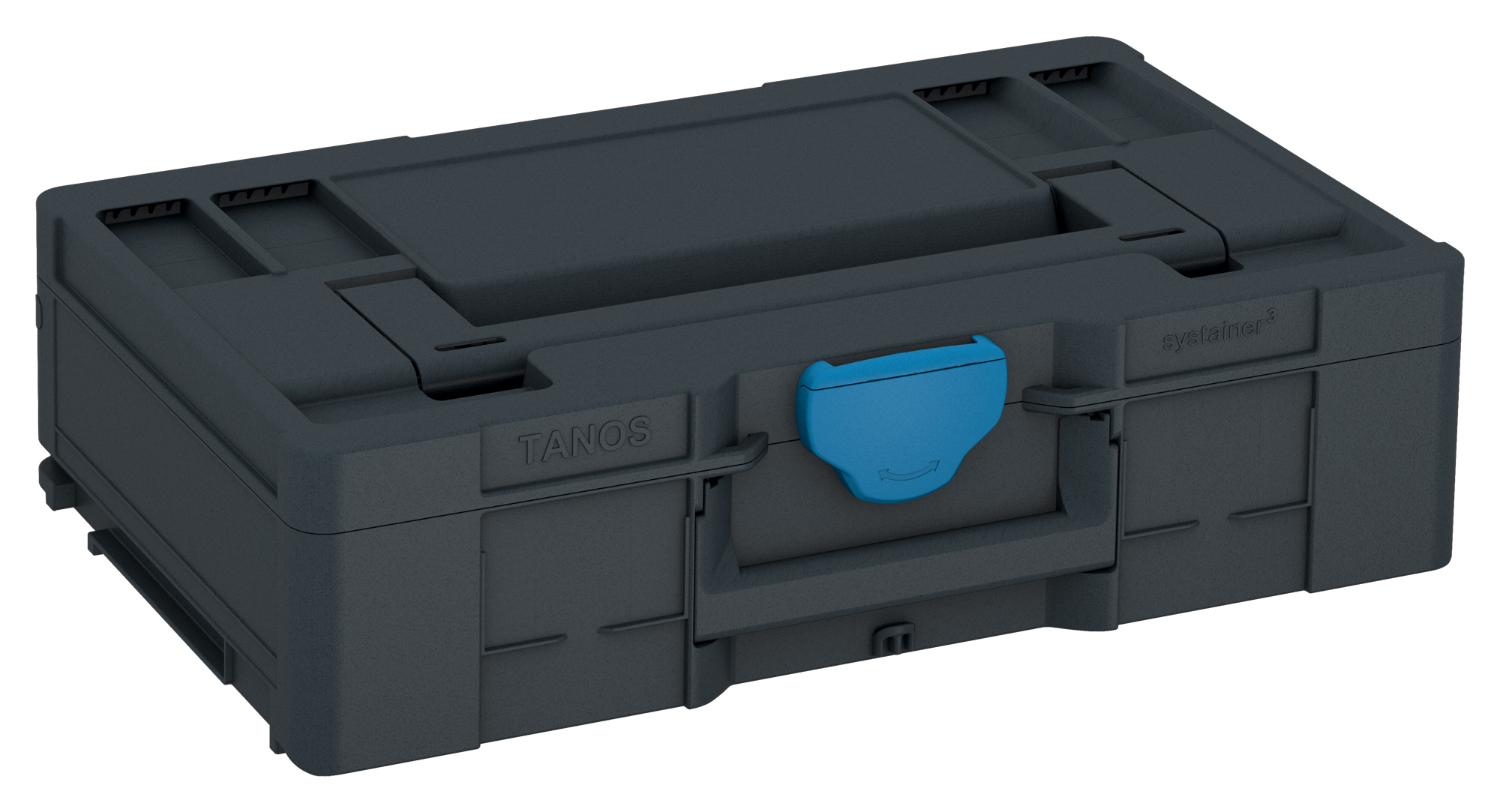 Corps Couleur: anthracite (RAL 7016) - Couleur de la poignée: anthracite (RAL 7016) - Couleur de la fermeture: bleu ciel (RAL 5015)