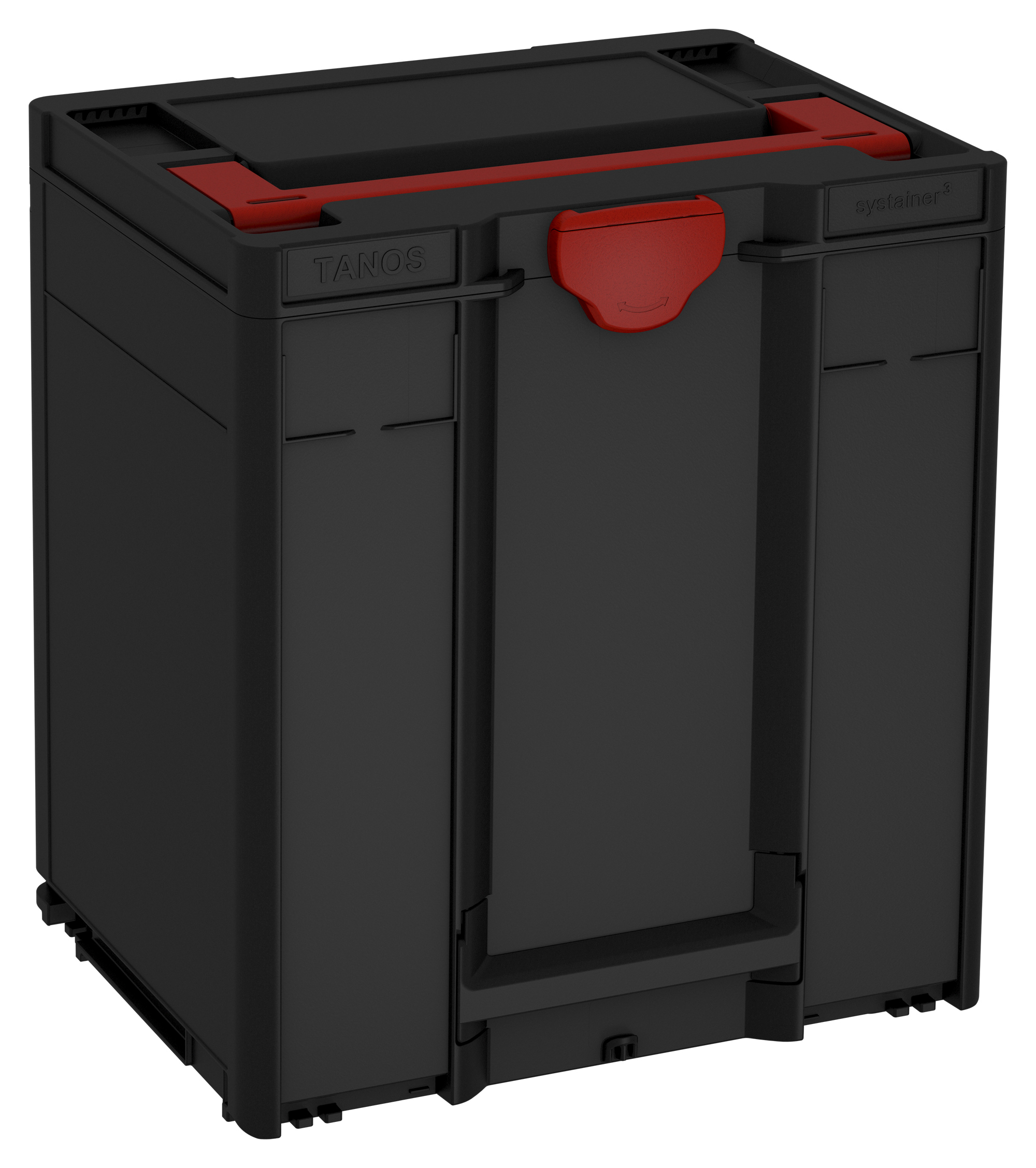 Korpus Farbe: Schwarz (RAL 9004) - Griff Farbe: Karminrot (RAL 3002) - Verschluss Farbe: Karminrot (RAL 3002)