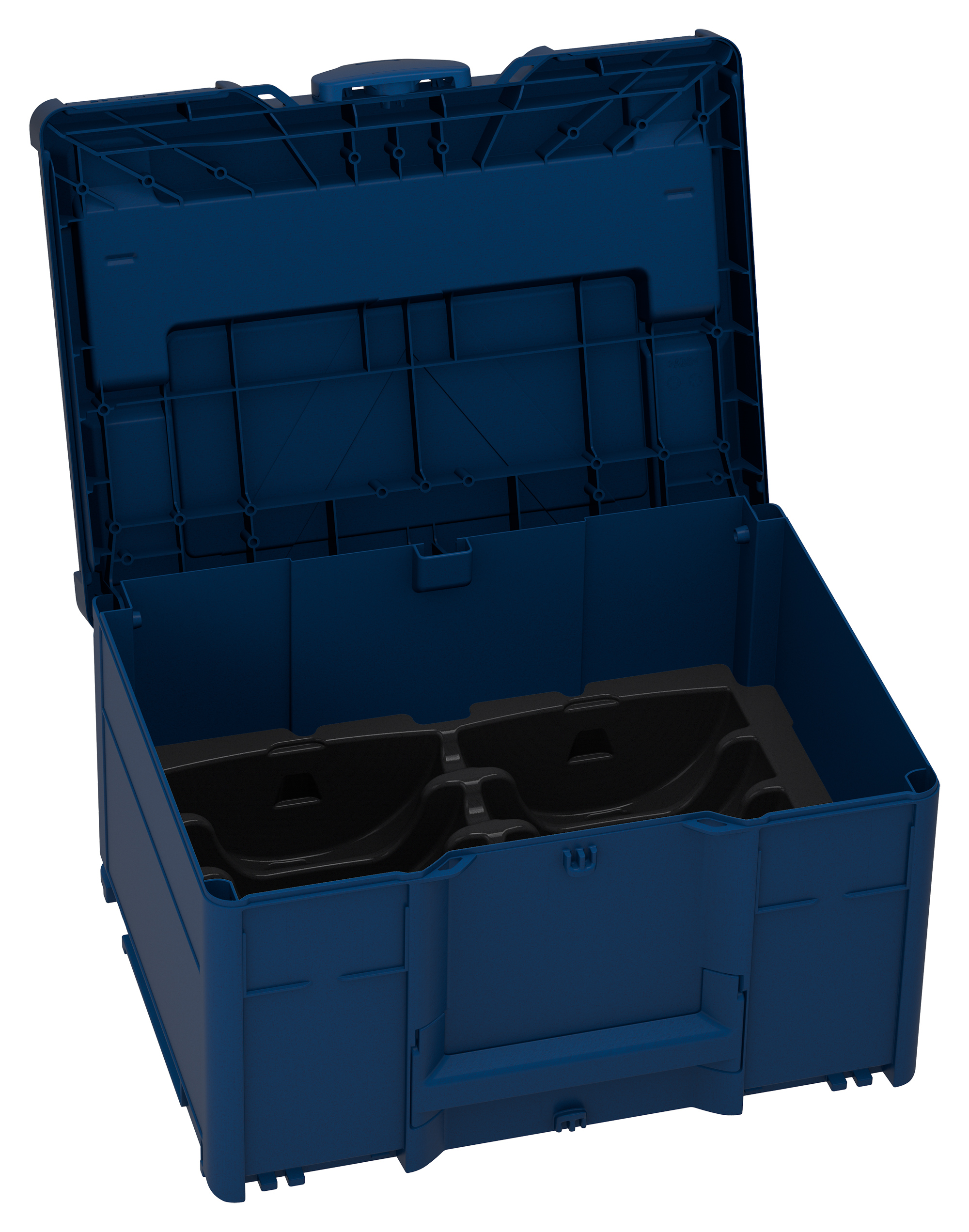 Korpus Farbe: Saphirblau (RAL 5003) - Griff Farbe: Schwarz (RAL 9004) - Verschluss Farbe: Saphirblau (RAL 5003)