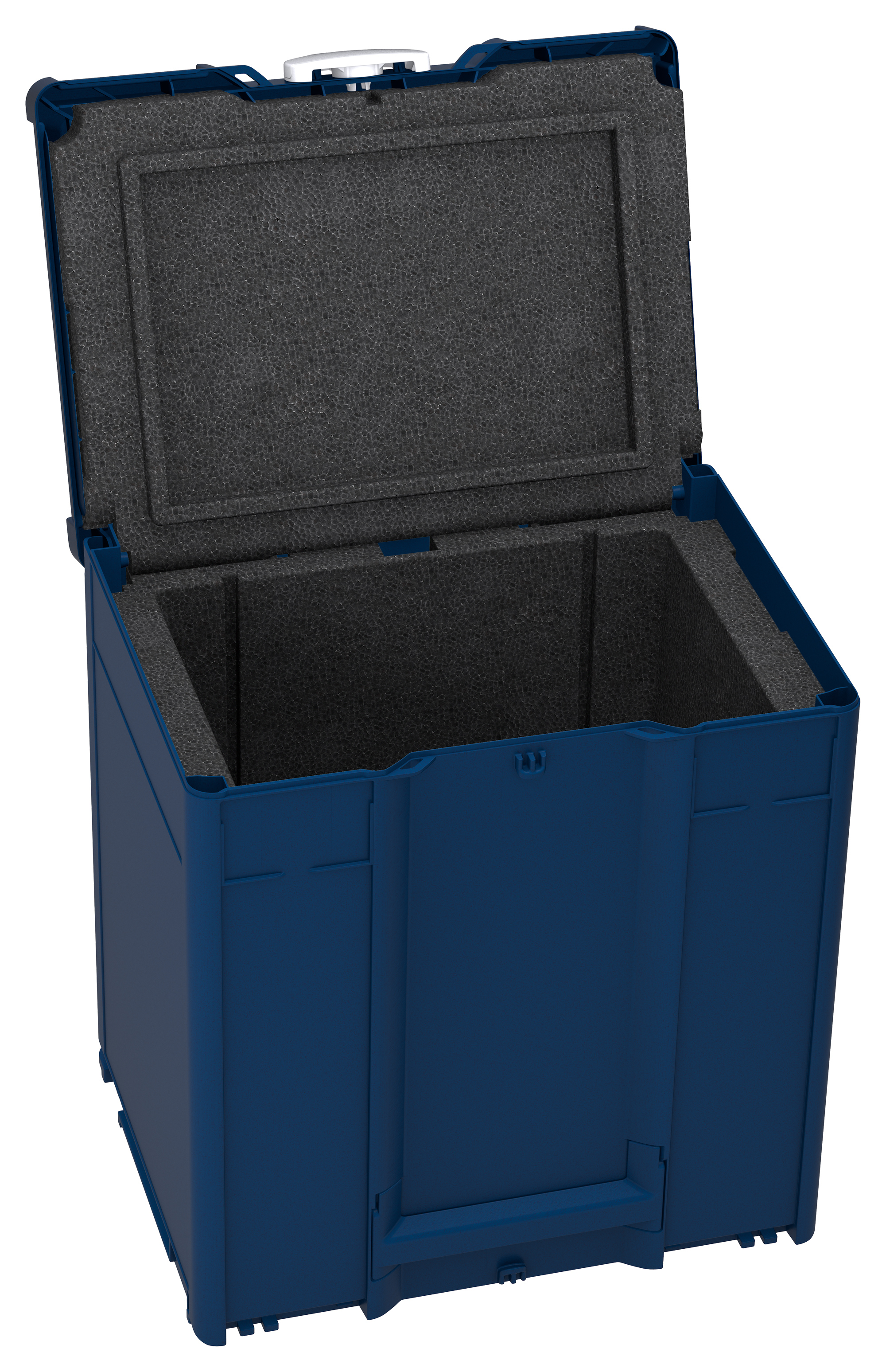 Kleur frame: Saffierblauw (RAL 5003) - Kleur handgreep: Hemelsblauw (RAL 5015) - Kleur bevestigingsmiddel: Lichtgrijs (RAL 7035)