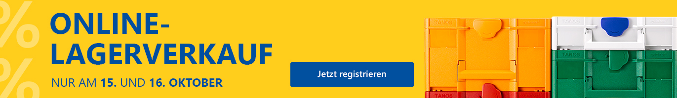 MI 15. Oktober, DO 16. Oktober, Online-Lagerverkauf 2025 bis zu 75% Rabatt