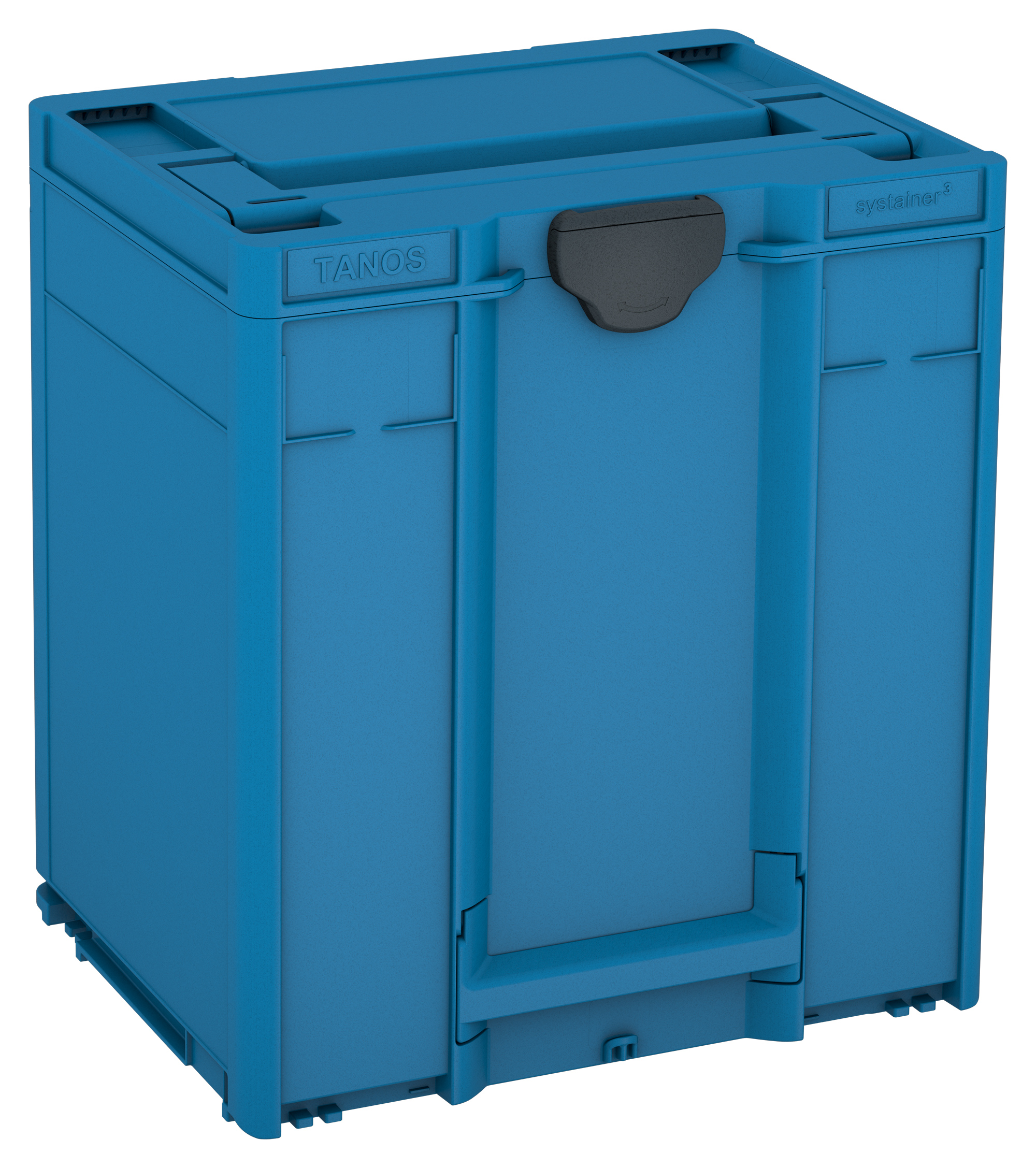 Corps Couleur: bleu ciel (RAL 5015) - Couleur de la poignée: bleu ciel (RAL 5015) - Couleur de la fermeture: anthracite (RAL 7016)