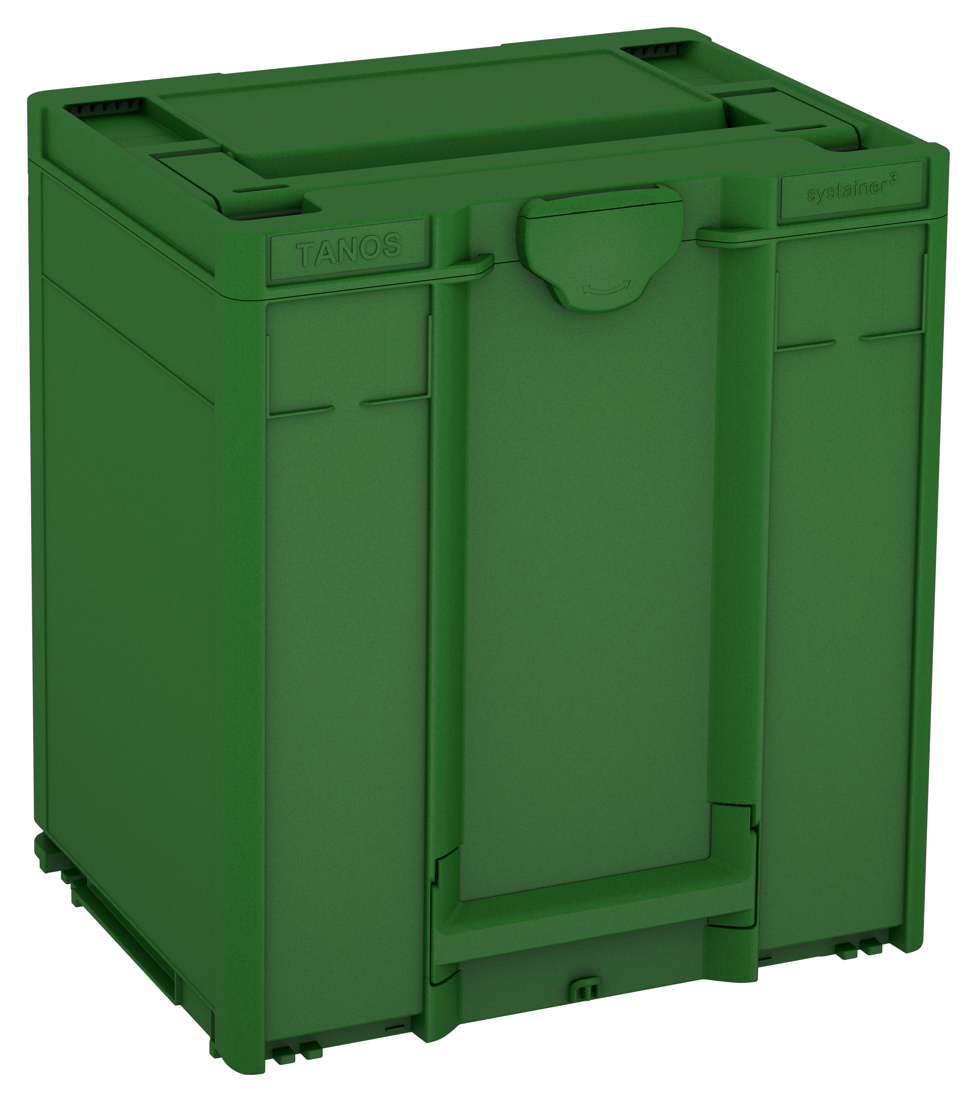 Systainer³ M 437 - Korpus Farbe: Smaragdgrün (RAL 6001) - Griff Farbe: Smaragdgrün (RAL 6001) - Verschluss Farbe: Smaragdgrün (RAL 6001)