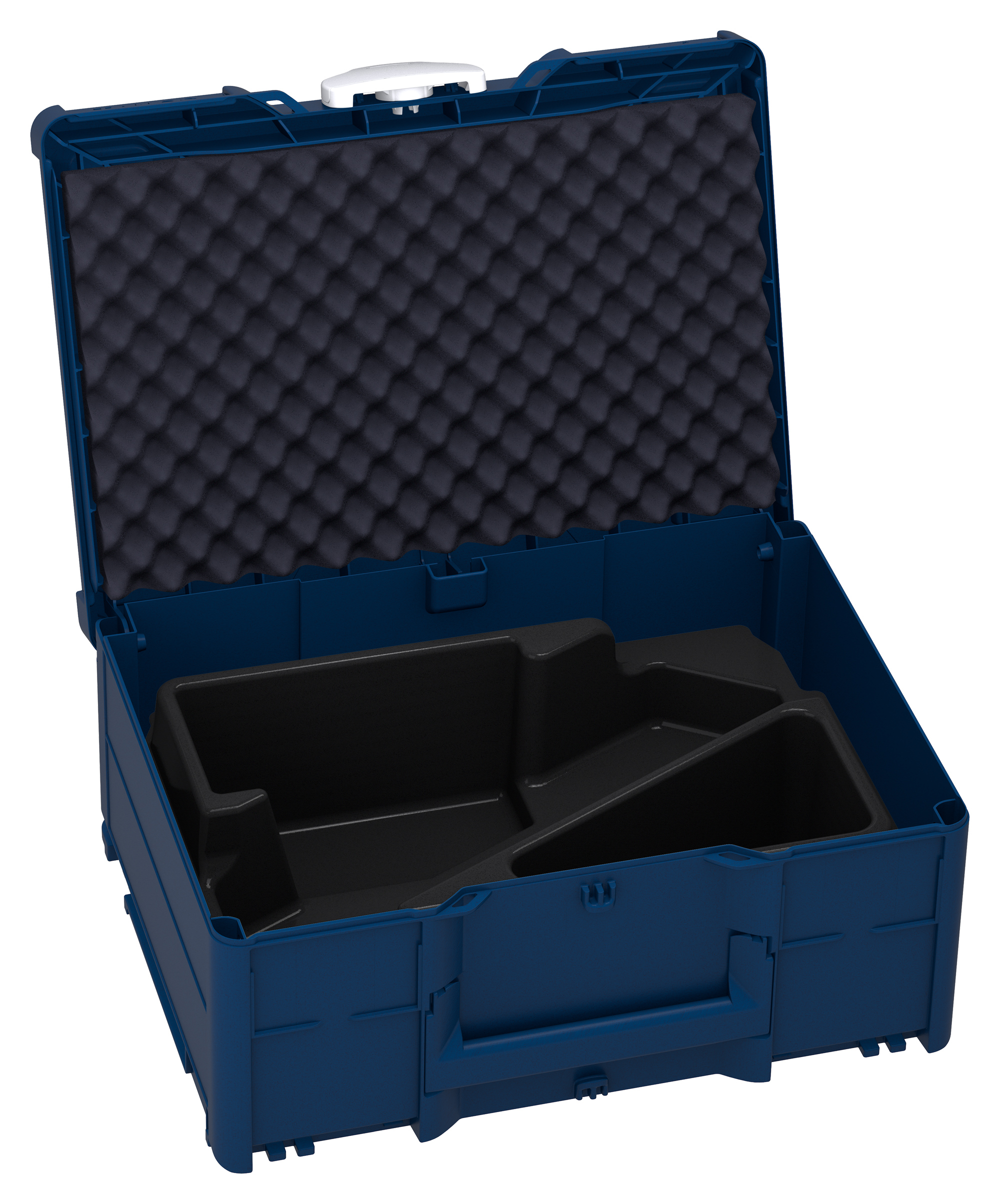 Corps Couleur: bleu saphir (RAL 5003) - Couleur de la poignée: bleu saphir (RAL 5003) - Couleur de la fermeture: gris clair (RAL 7035)