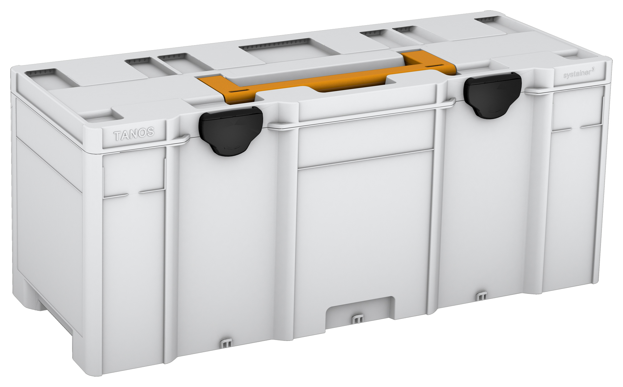 Korpus Farbe: Lichtgrau (RAL 7035) - Griff Farbe: Narzissengelb (RAL 1007) - Verschluss Farbe: Schwarz (RAL 9004)