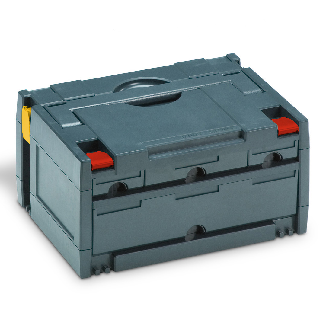 systainer® III à tiroirs - variante 1 | anthracite (RAL 7016) | rouge ...