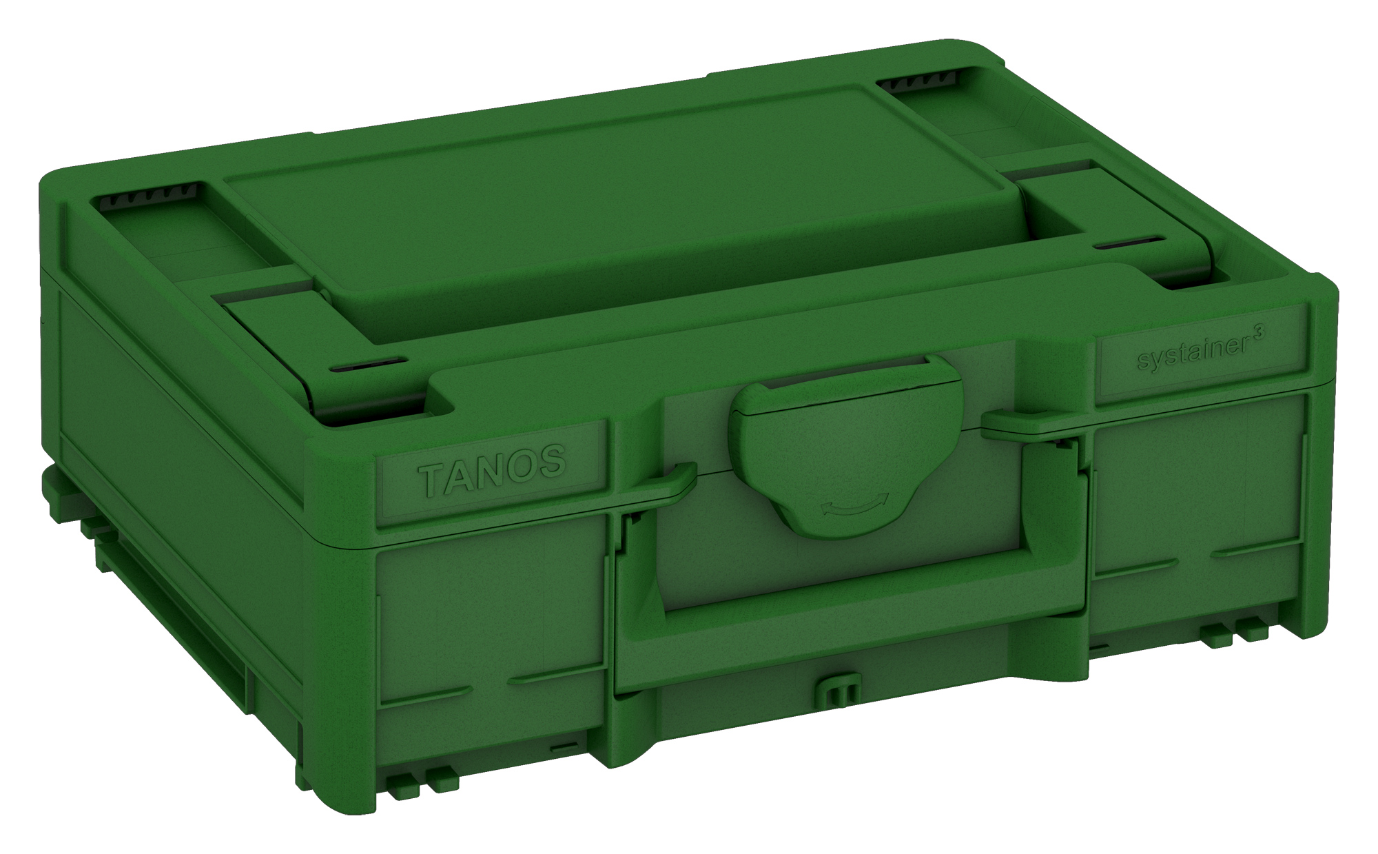 Systainer³ M 137 - Korpus Farbe: Smaragdgrün (RAL 6001) - Griff Farbe: Smaragdgrün (RAL 6001) - Verschluss Farbe: Smaragdgrün (RAL 6001)