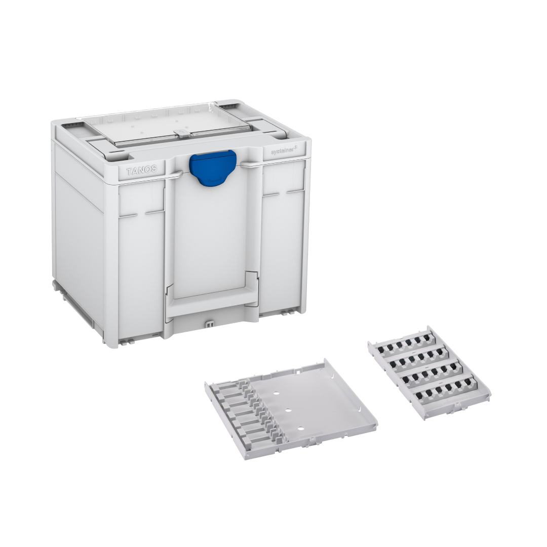 Systainer³ Deckelfach M 337, lichtgrau, inkl. Bit-/ Bohrer-Kassette