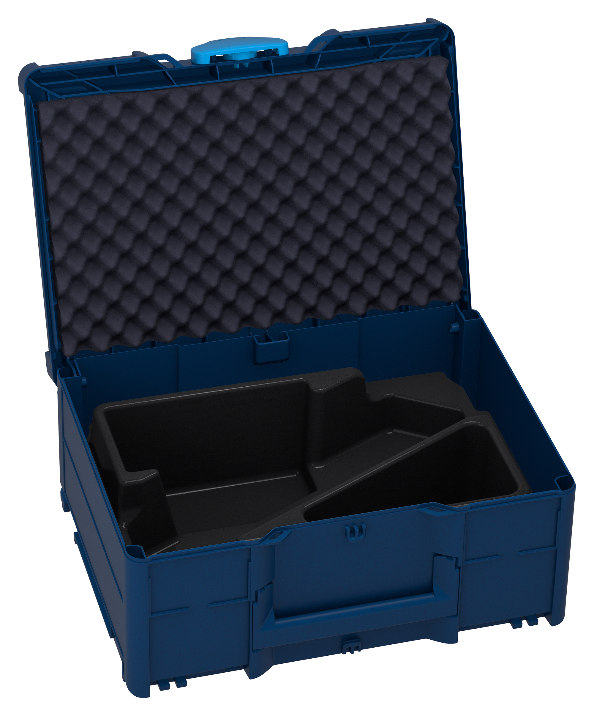 Korpus Farbe: Saphirblau (RAL 5003) - Griff Farbe: Himmelblau (RAL 5015) - Verschluss Farbe: Himmelblau (RAL 5015)