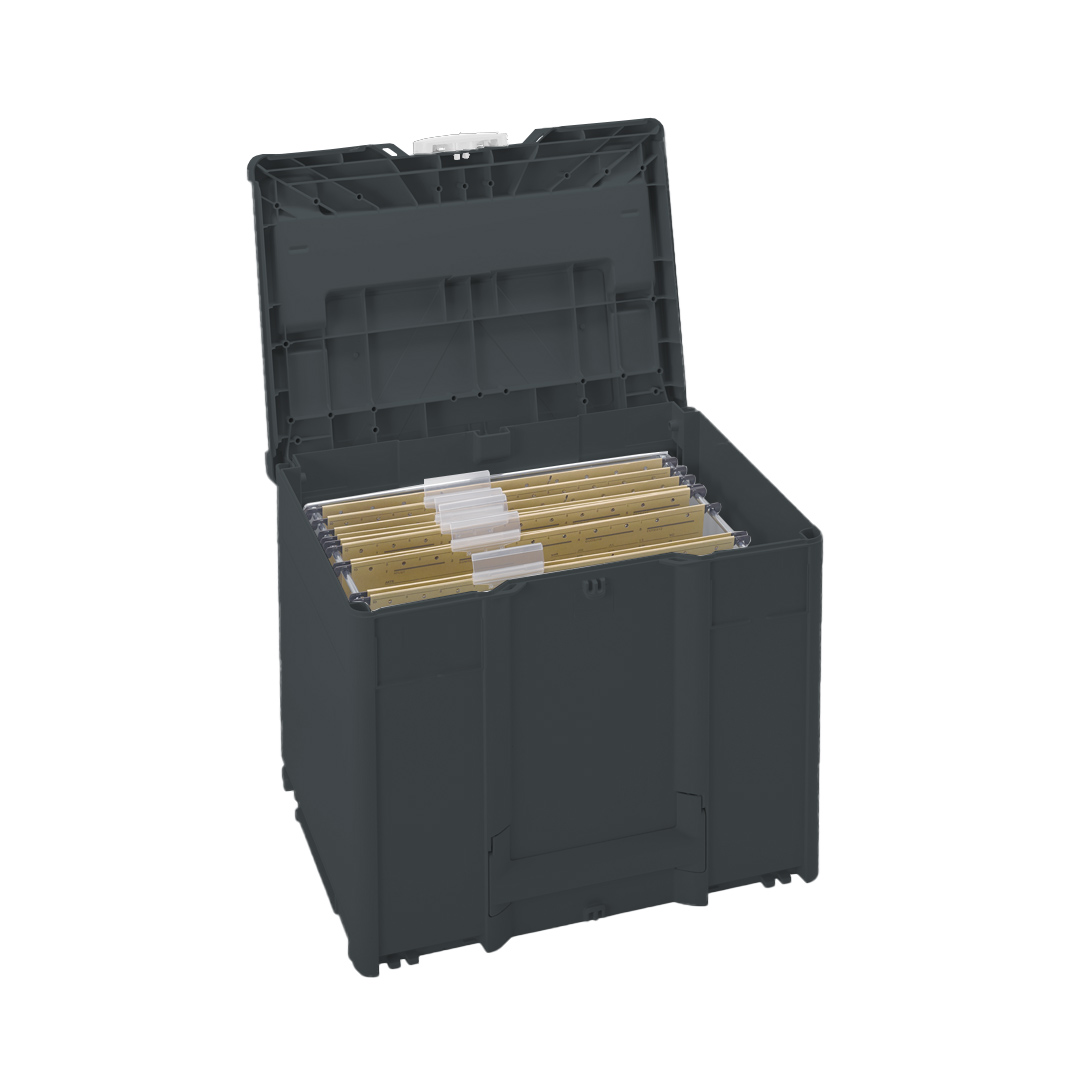 Kleur frame: Antraciet (RAL 7016) - Kleur handgreep: Antraciet (RAL 7016) - Kleur bevestigingsmiddel: Wit (RAL 9016)