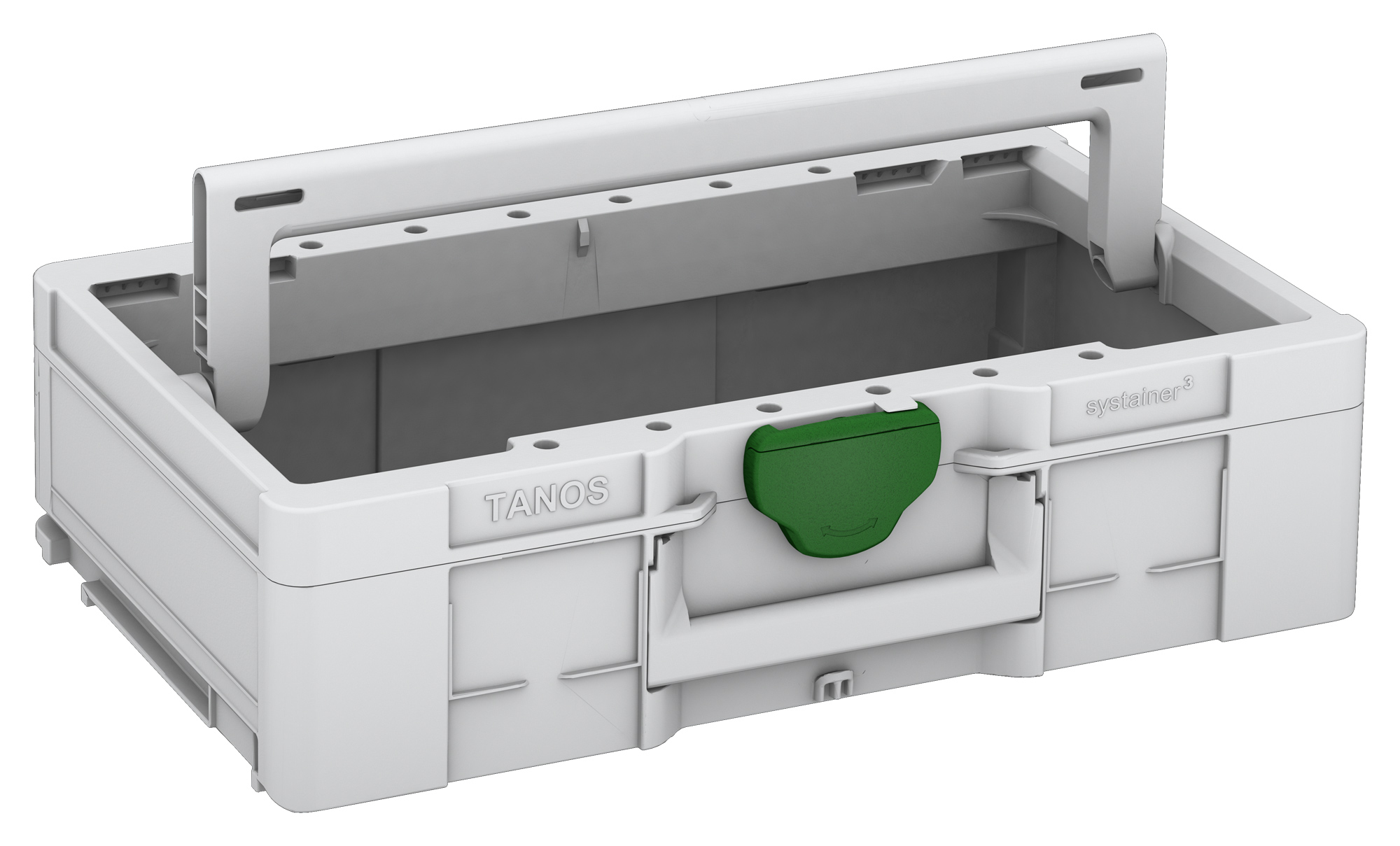 Kleur frame: Lichtgrijs (RAL 7035) - Kleur bevestigingsmiddel: Smaragdgroen (RAL 6001)