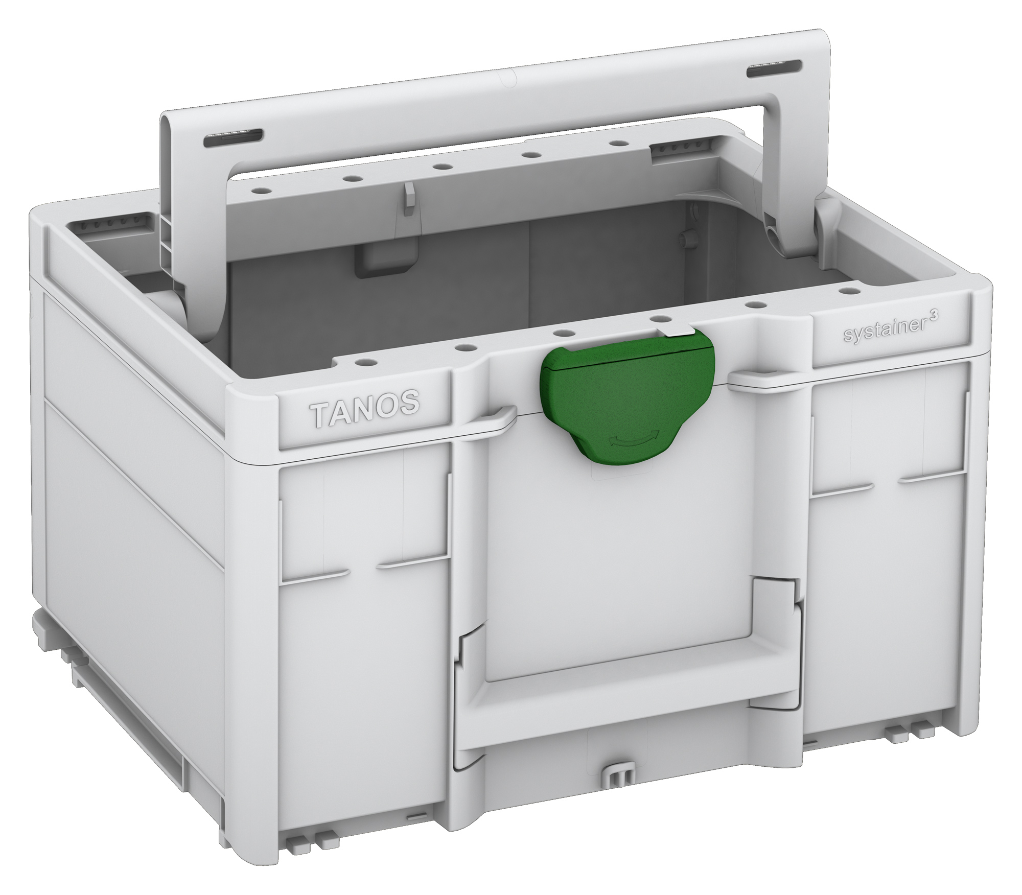 Korpus Farbe: Lichtgrau (RAL 7035) - Verschluss Farbe: Smaragdgrün (RAL 6001)