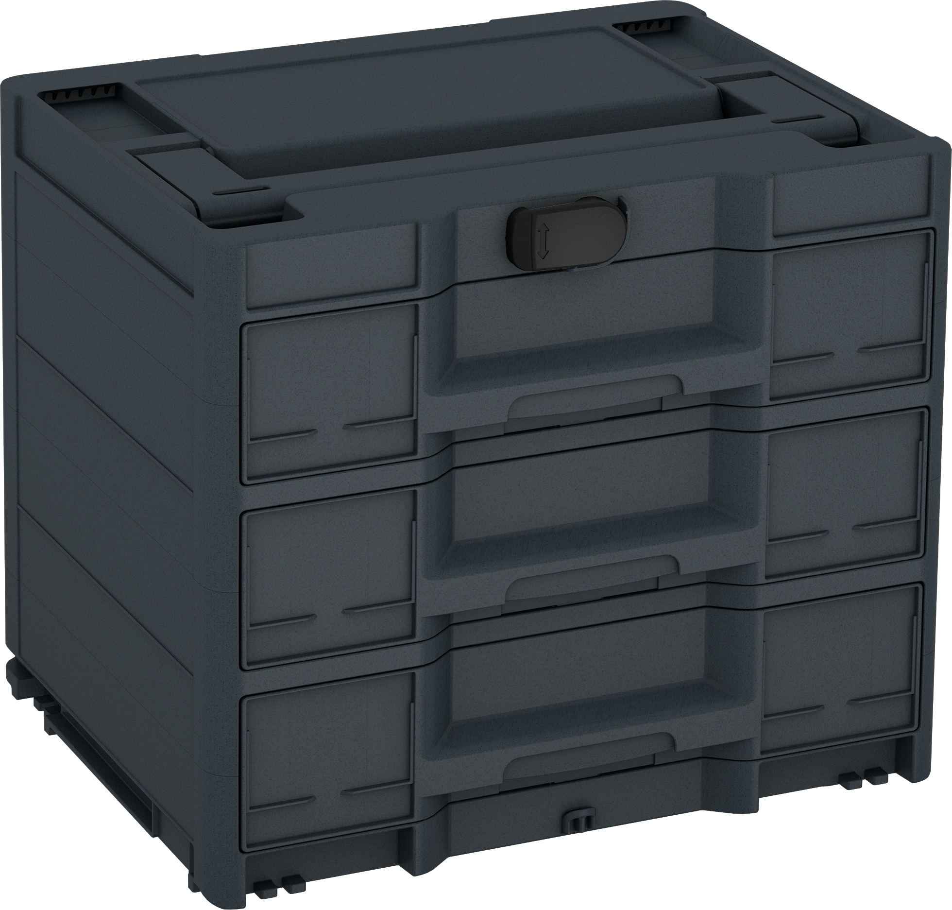 Korpus Farbe: Anthrazit (RAL 7016) - Griff Farbe:  Anthrazit (RAL 7016) - Verschluss Farbe: Schwarz (RAL 9004)