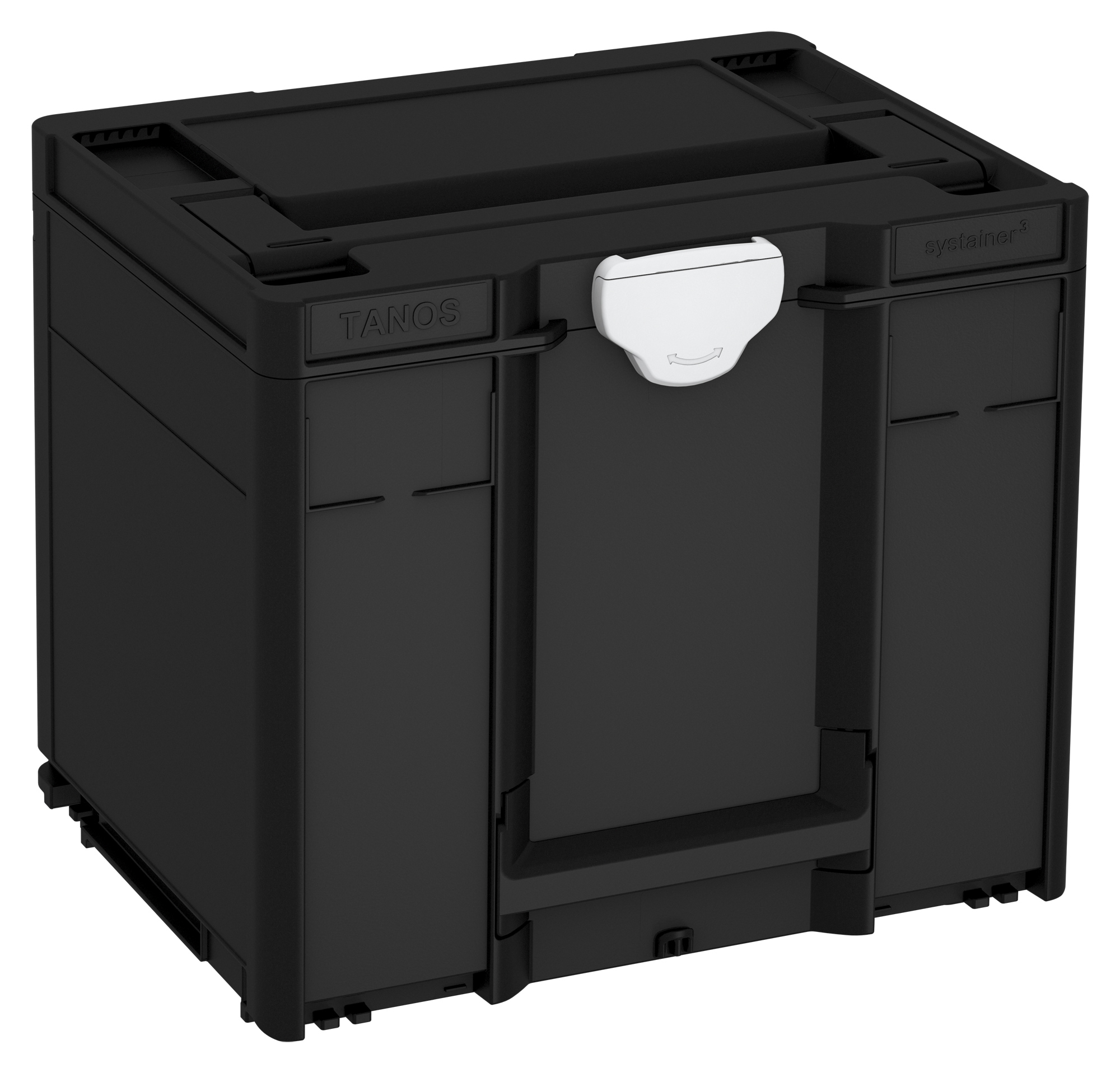 Korpus Farbe: Schwarz (RAL 9004) - Griff Farbe: Schwarz (RAL 9004) - Verschluss Farbe:  Lichtgrau (RAL 7035)