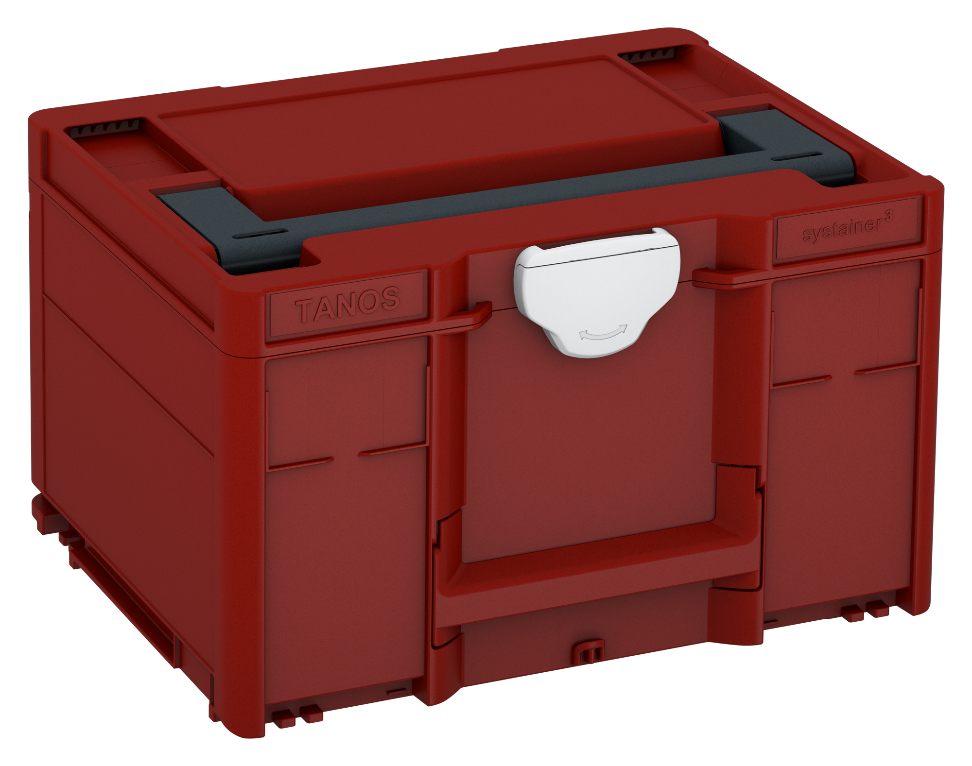 Corps Couleur: rouge carmin (RAL 3002) - Couleur de la poignée: anthracite (RAL 7016) - Couleur de la fermeture: gris clair (RAL 7035)