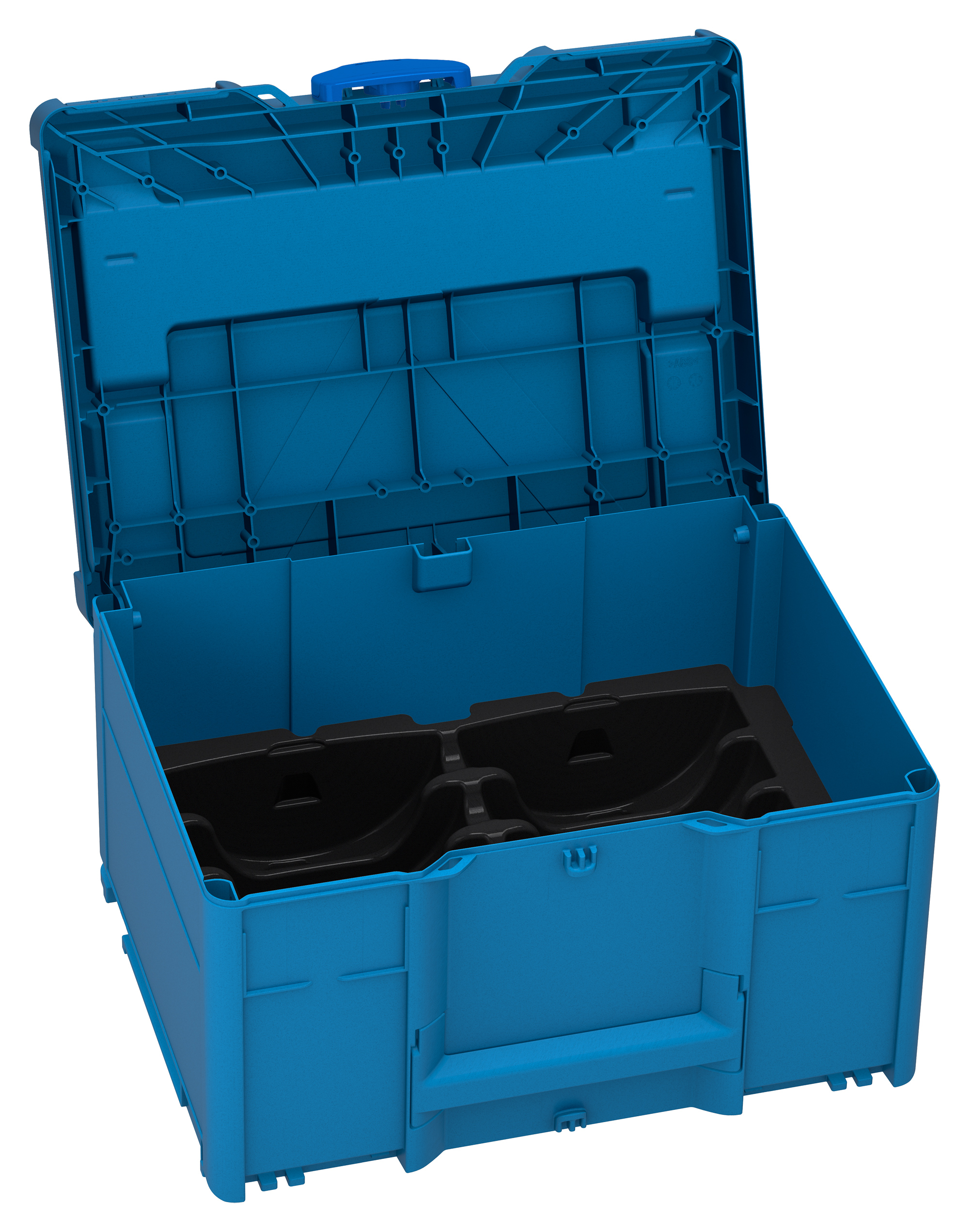 Corps Couleur: bleu ciel (RAL 5015) - Couleur de la poignée: bleu ciel (RAL 5015) - Couleur de la fermeture: bleu signal (HKS 43 K)