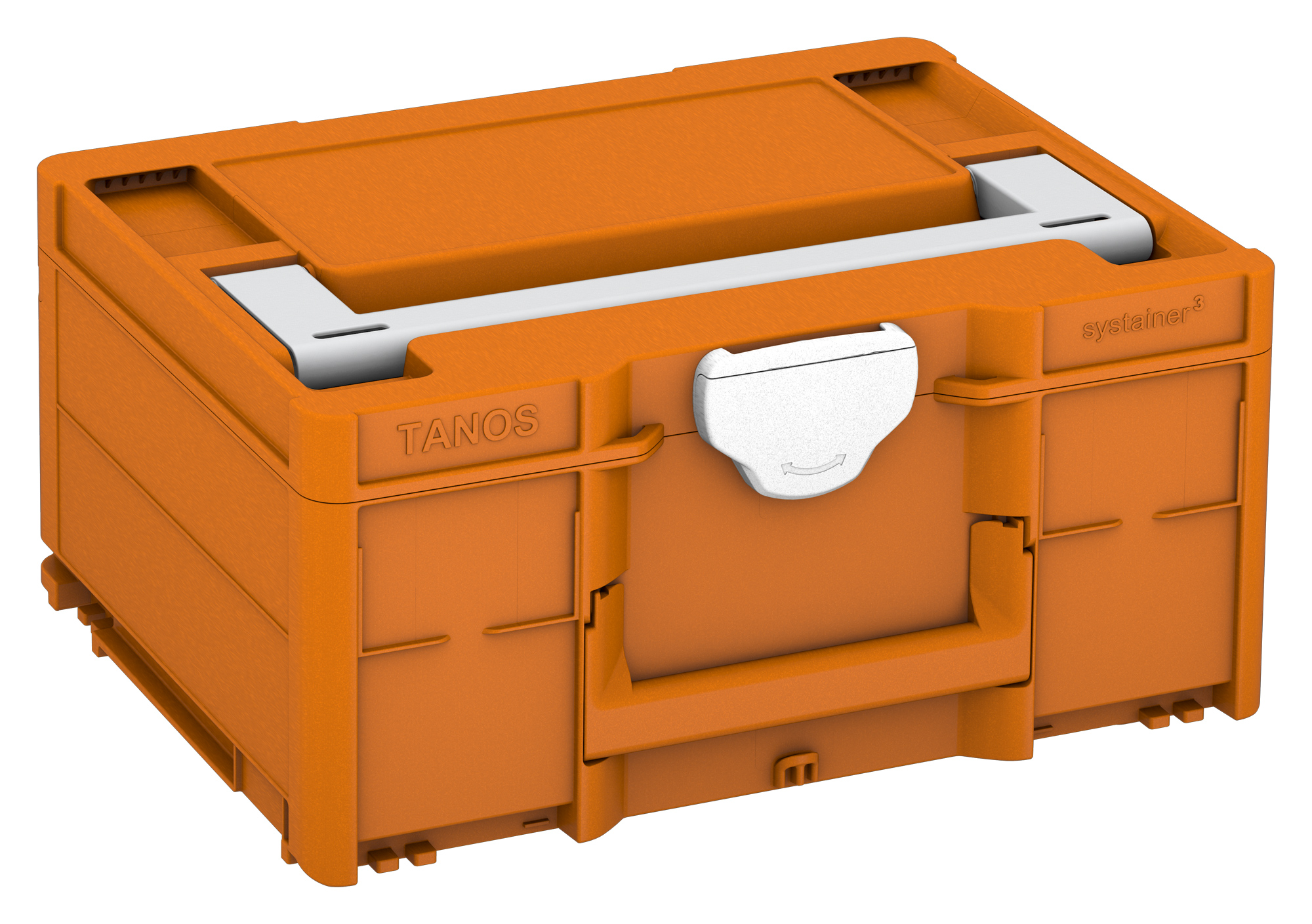 Corps Couleur: orange foncé (RAL 2011) - Couleur de la poignée: gris clair (RAL 7035) - Couleur de la fermeture: blanc (RAL 9016)