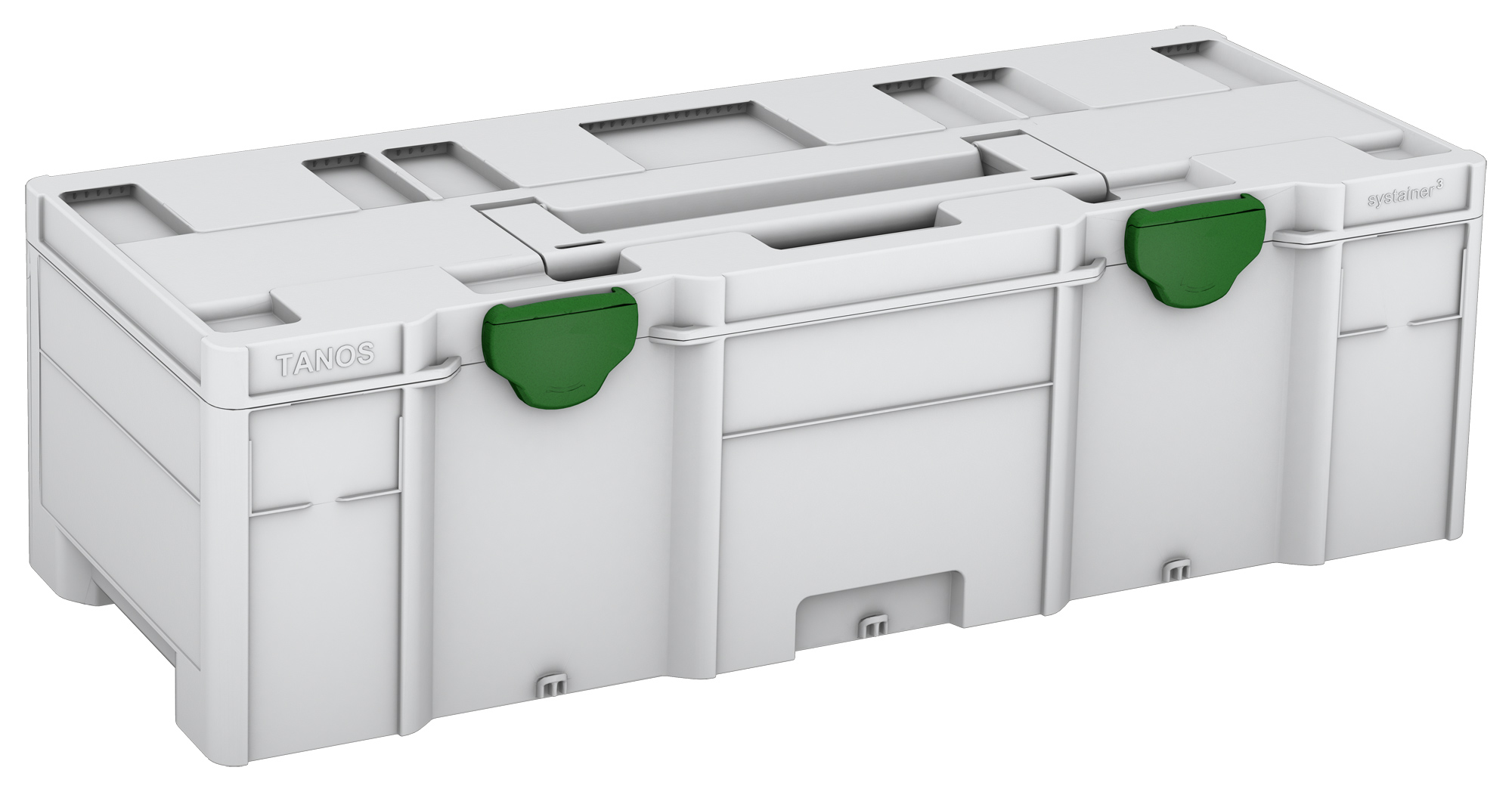 Kleur frame: Lichtgrijs (RAL 7035) - Kleur handgreep: Lichtgrijs (RAL 7035) - Kleur bevestigingsmiddel: Smaragdgroen (RAL 6001)