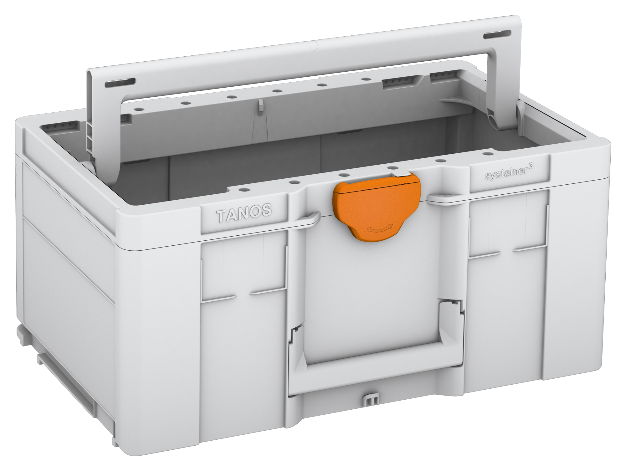 Corps Couleur: gris clair (RAL 7035) - Couleur de la fermeture: orange foncé (RAL 2011)