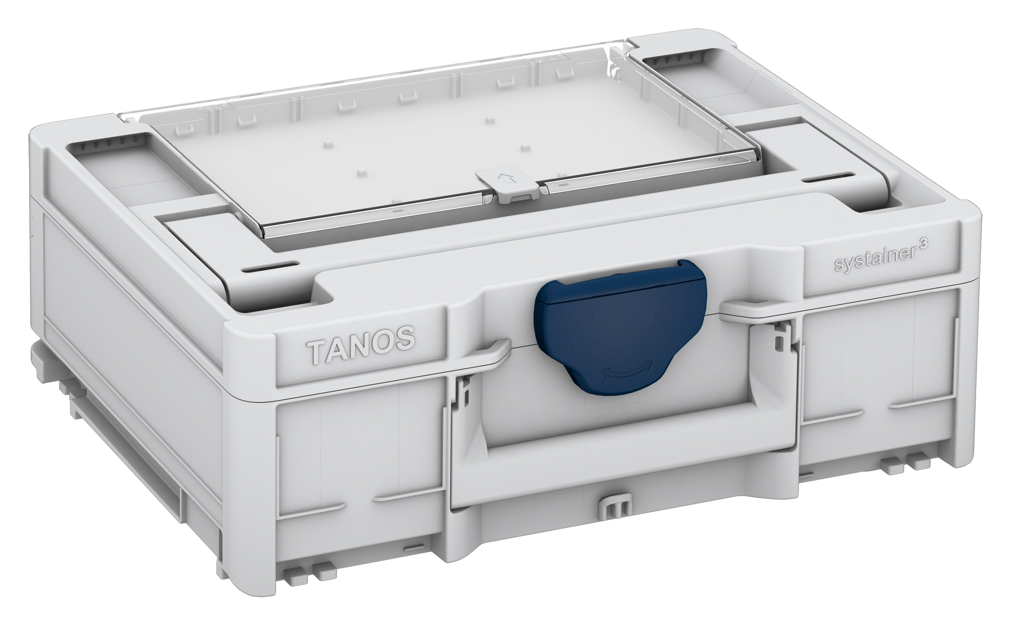 Kleur frame: Lichtgrijs (RAL 7035) - Kleur handgreep: Lichtgrijs (RAL 7035) - Kleur bevestigingsmiddel: Saffierblauw (RAL 5003)