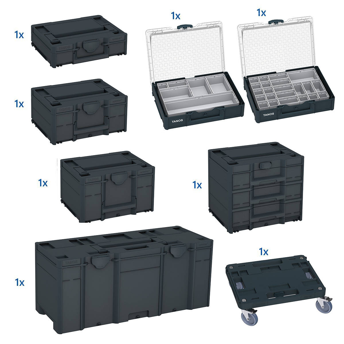 Systainer³ kit de démarrage grand, anthracite