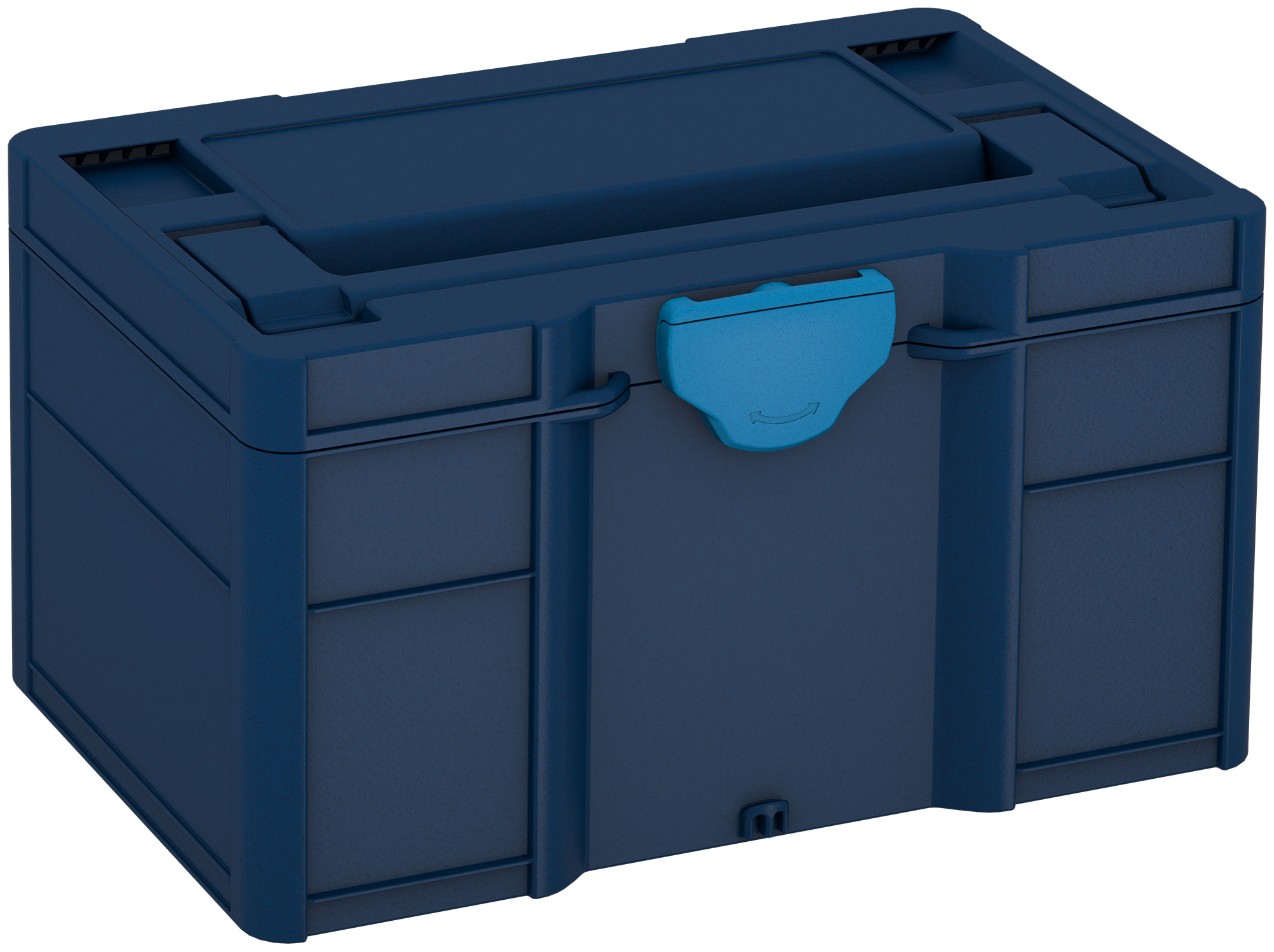 Kleur frame: Saffierblauw (RAL 5003) - Kleur bevestigingsmiddel: Hemelsblauw (RAL 5015)