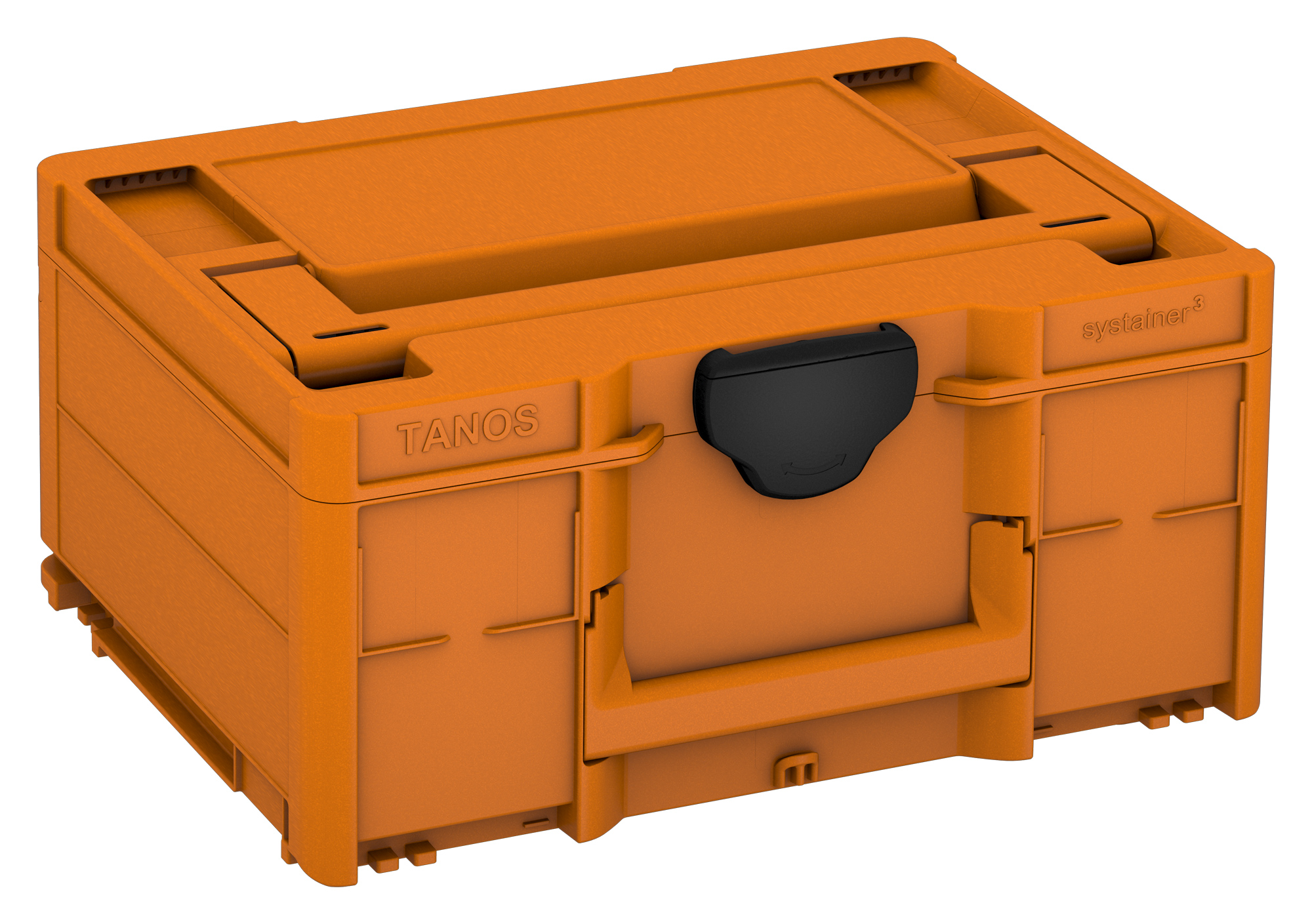 Korpus Farbe: Tieforange (RAL 2011) - Griff Farbe: Tieforange (RAL 2011) - Verschluss Farbe: Schwarz (RAL 9004)