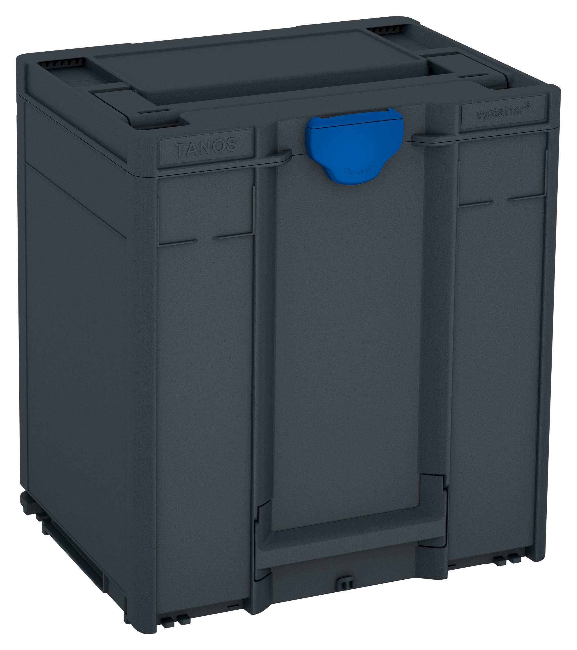 Corps Couleur: anthracite (RAL 7016) - Couleur de la poignée: anthracite (RAL 7016) - Couleur de la fermeture: bleu signal (HKS 43 K)
