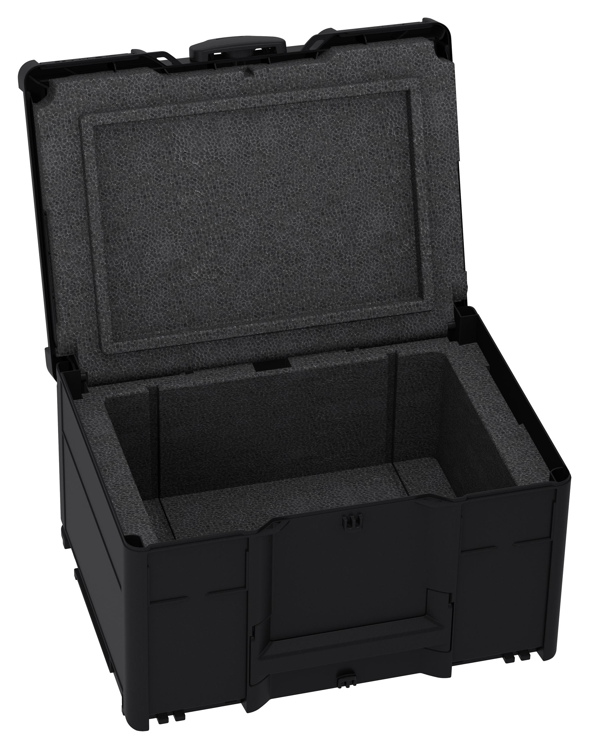 Korpus Farbe: Schwarz (RAL 9004) - Griff Farbe: Schwarz (RAL 9004) - Verschluss Farbe: Schwarz (RAL 9004)
