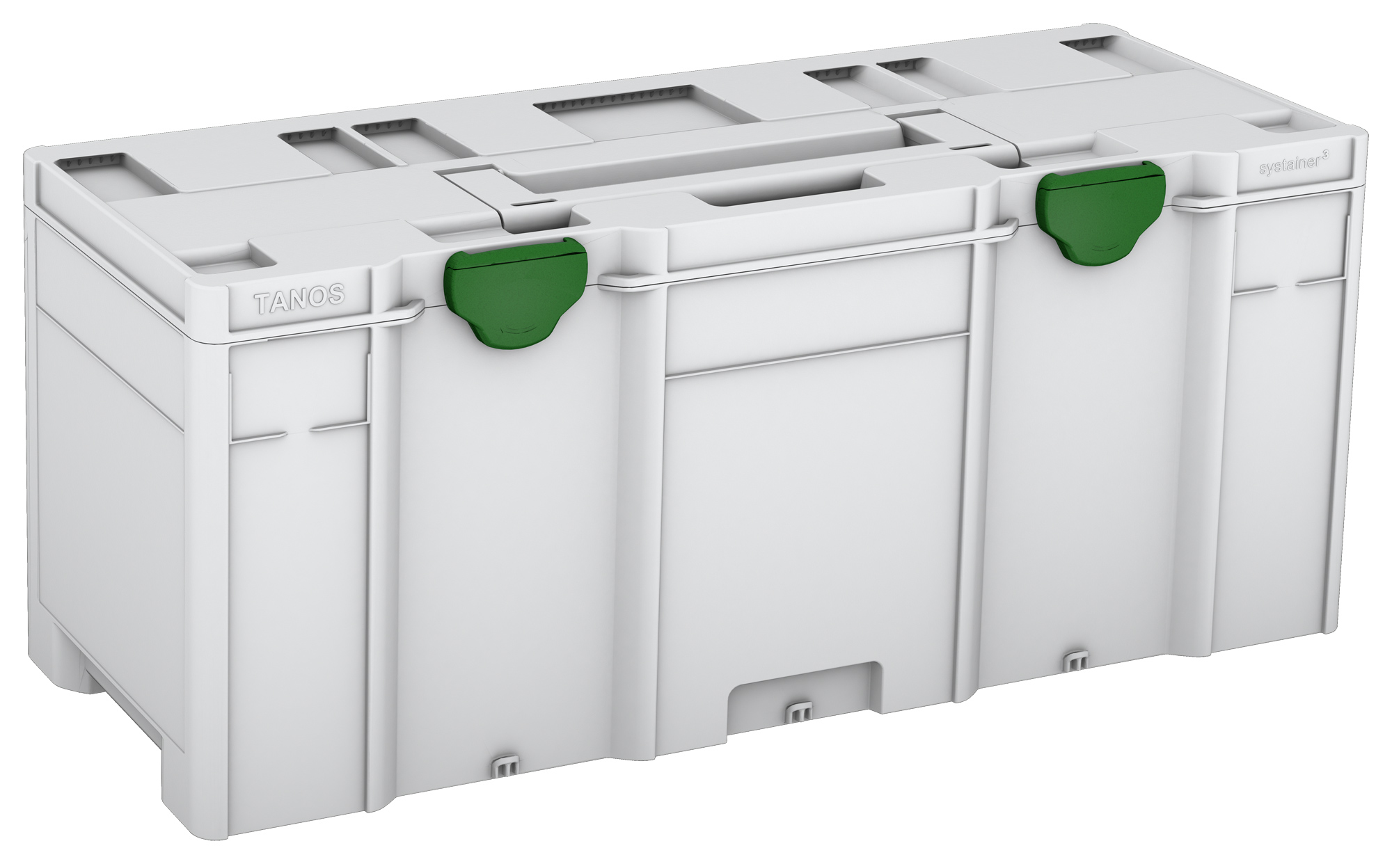 Kleur frame: Lichtgrijs (RAL 7035) - Kleur handgreep: Lichtgrijs (RAL 7035) - Kleur bevestigingsmiddel: Smaragdgroen (RAL 6001)