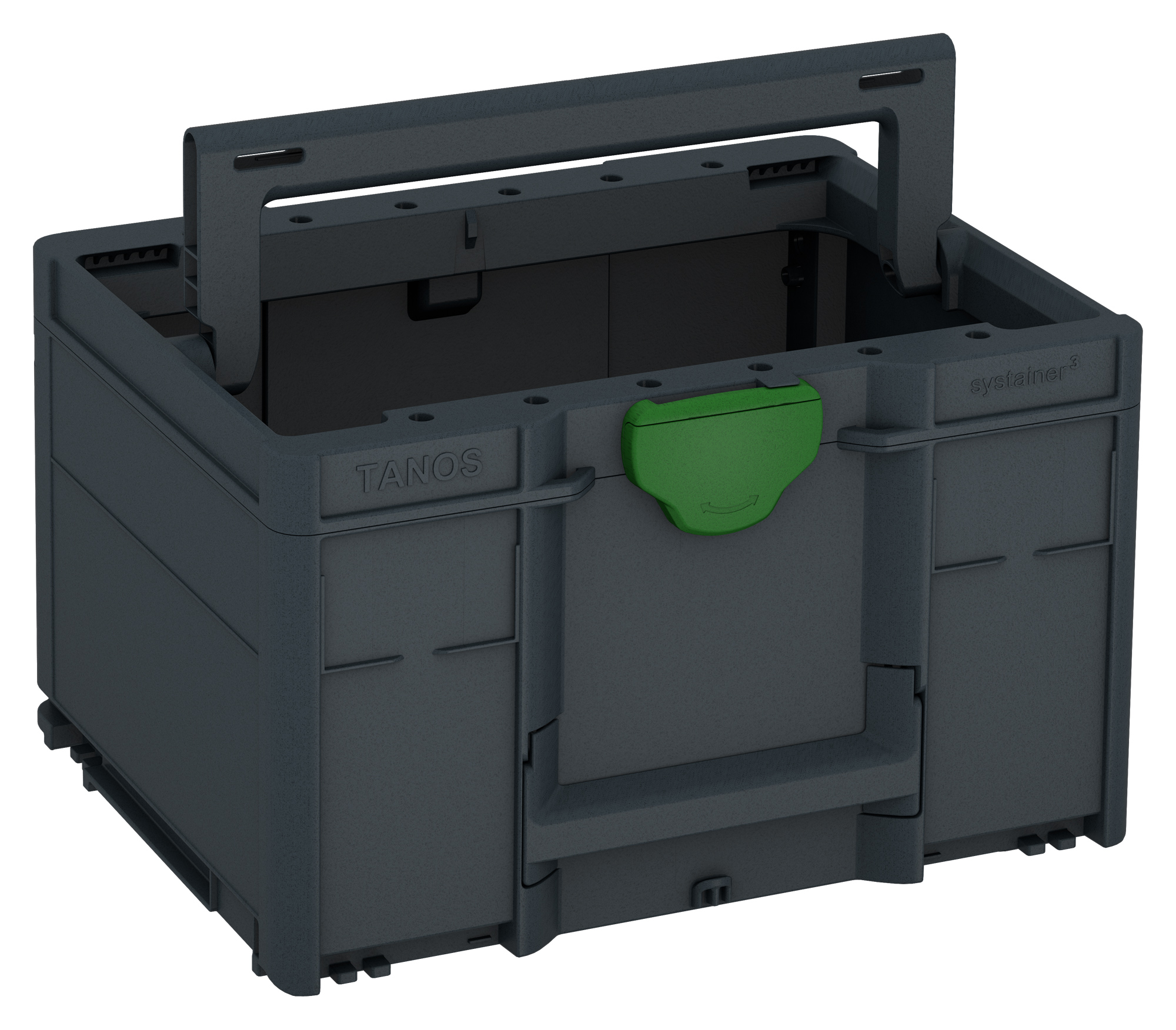 Kleur frame: Antraciet (RAL 7016) - Kleur bevestigingsmiddel: Smaragdgroen (RAL 6001)