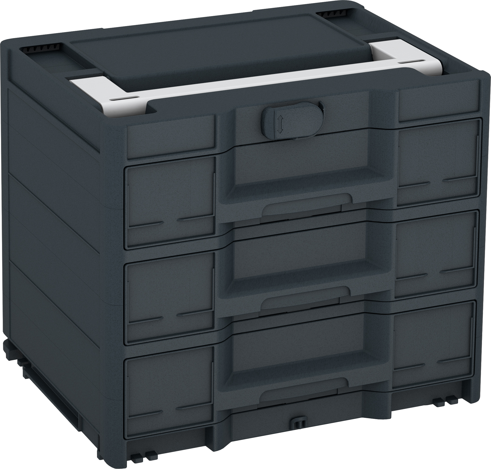 Kleur frame: Antraciet (RAL 7016) - Kleur handgreep: Lichtgrijs (RAL 7035) - Kleur bevestigingsmiddel: Antraciet (RAL 7016)