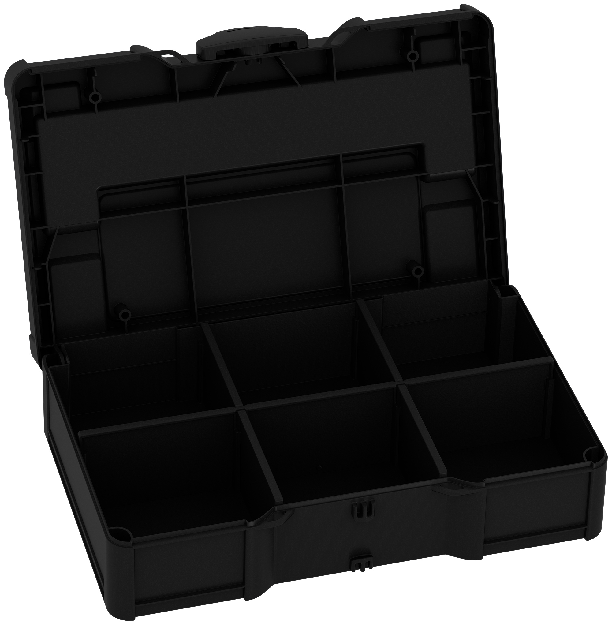 Korpus Farbe: Schwarz (RAL 9004) - Verschluss Farbe: Schwarz (RAL 9004) Korpus Farbe: Schwarz (RAL 9004) - Verschluss Farbe: Schwarz (RAL 9004)